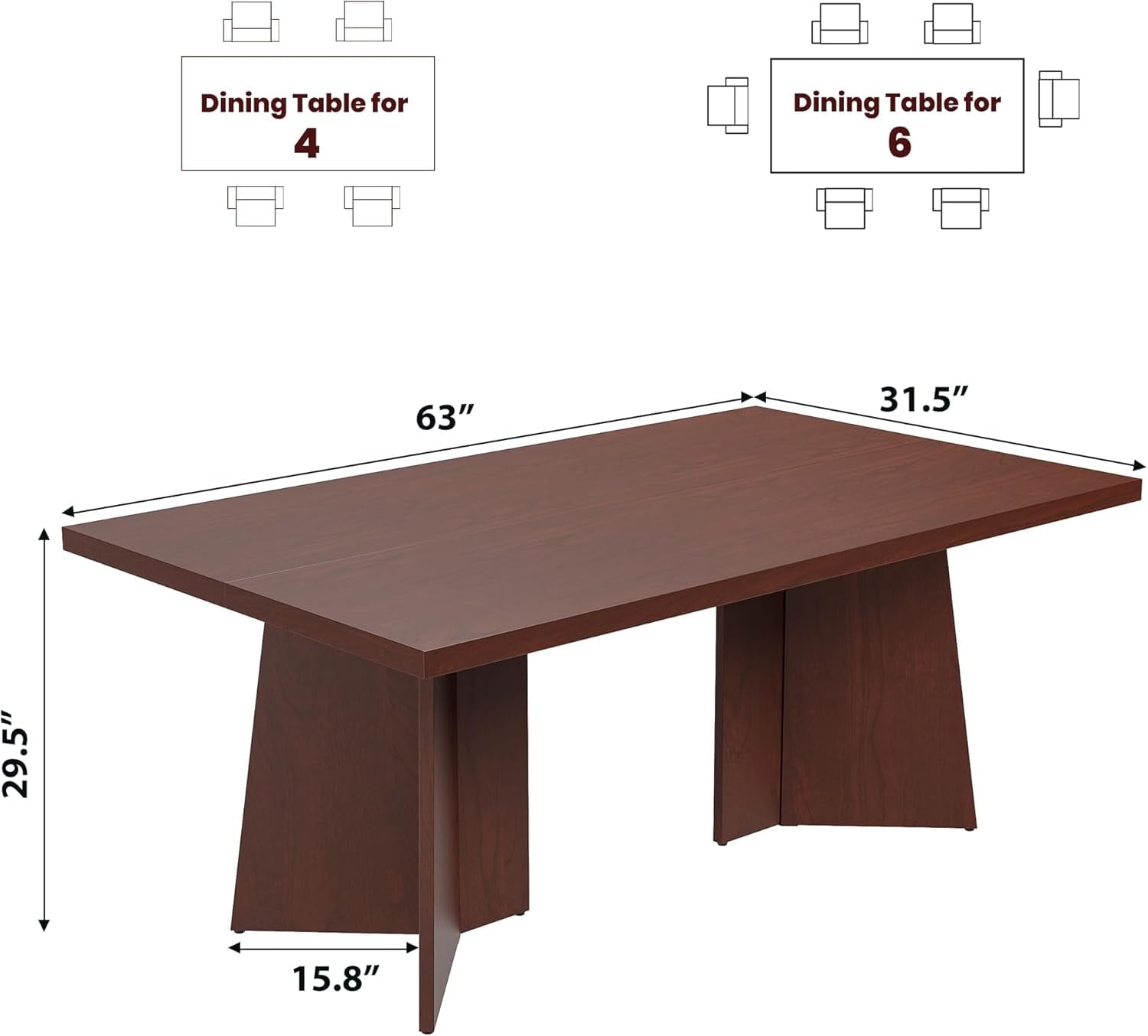 IdealHouse LW-JAS-D0LF Dining-Tables - View #6