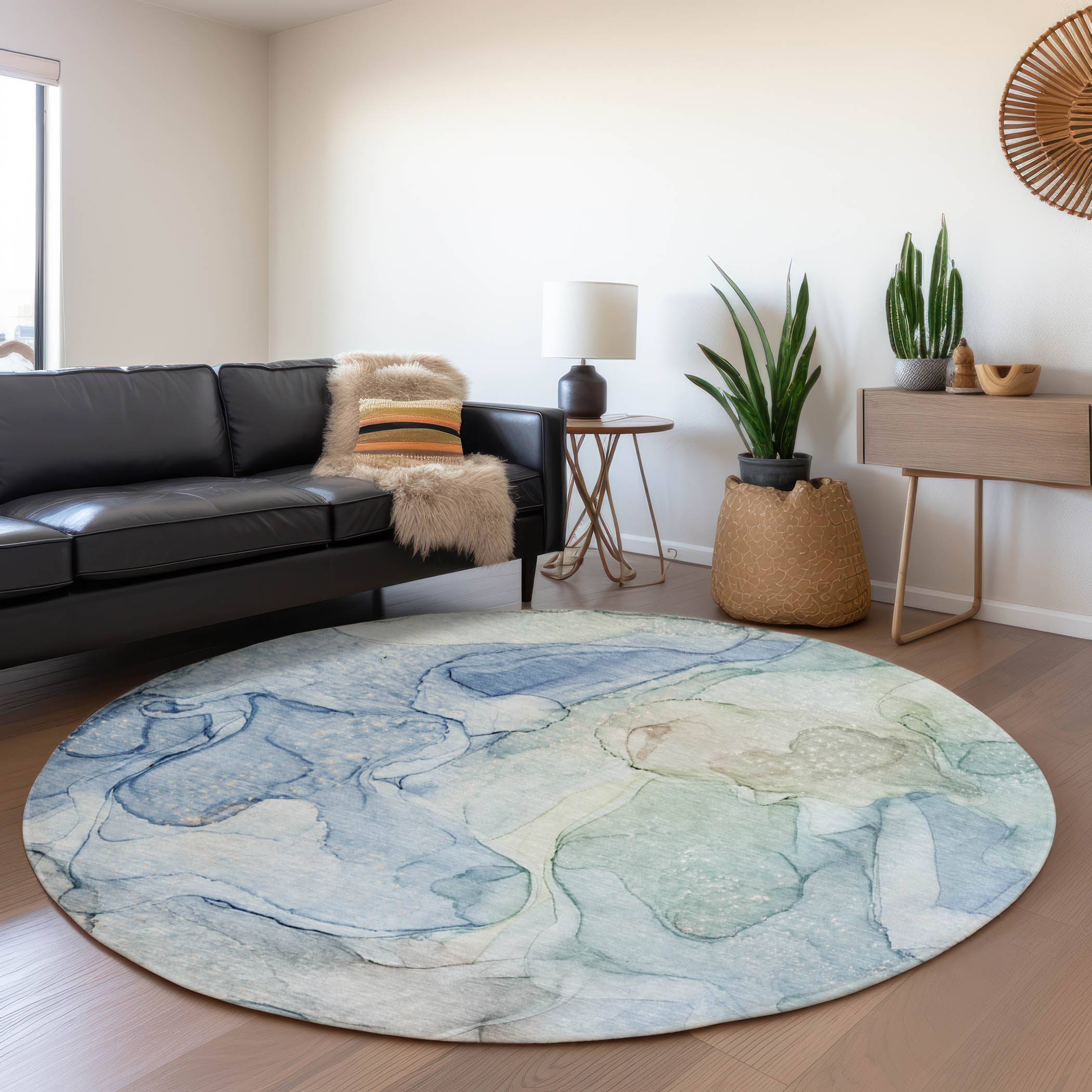 Addison Rugs AMF533AL20X30 Mayfield AMF533AL 2 x 3 (ft) Loomed Polyester Aloe Rectangular Indoor Geometric Machine washable Area rug