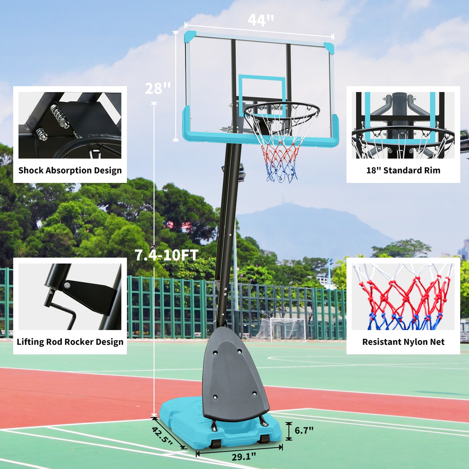 Lycvki 1084 Basketball-System - View #2