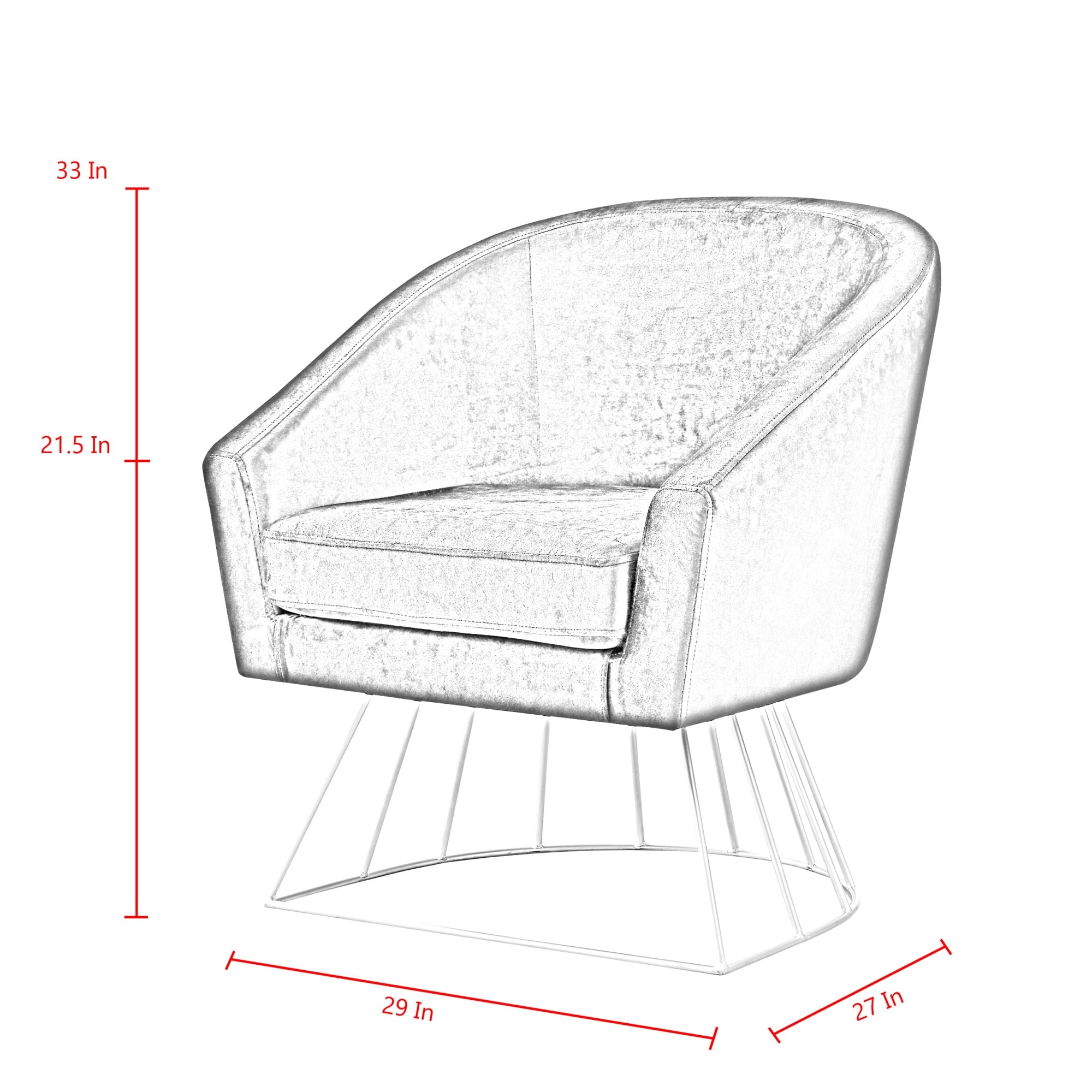 Inspired Home AC75-02BSR-LS chairs - View #7