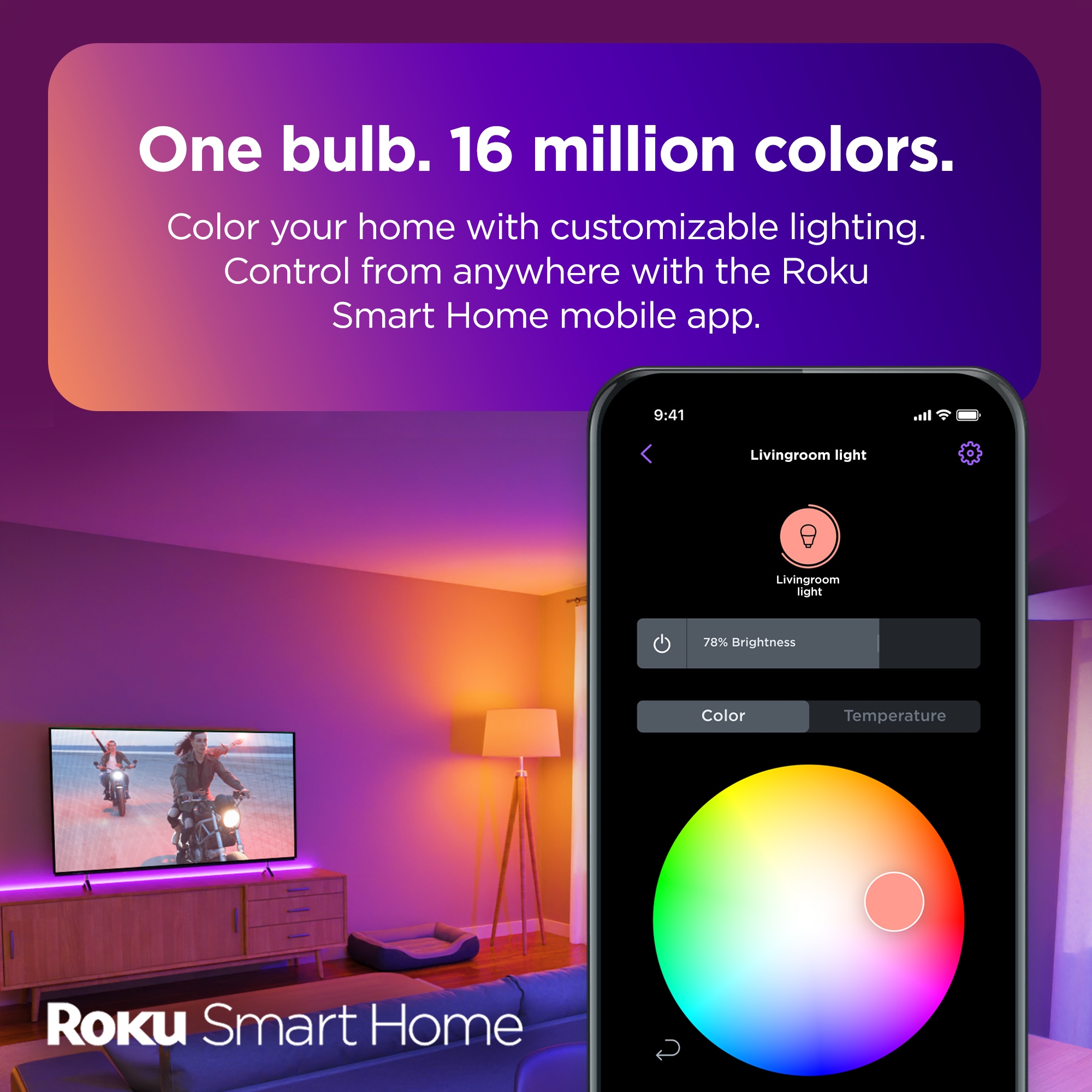 Roku BC1000R Led-Lights - View #2