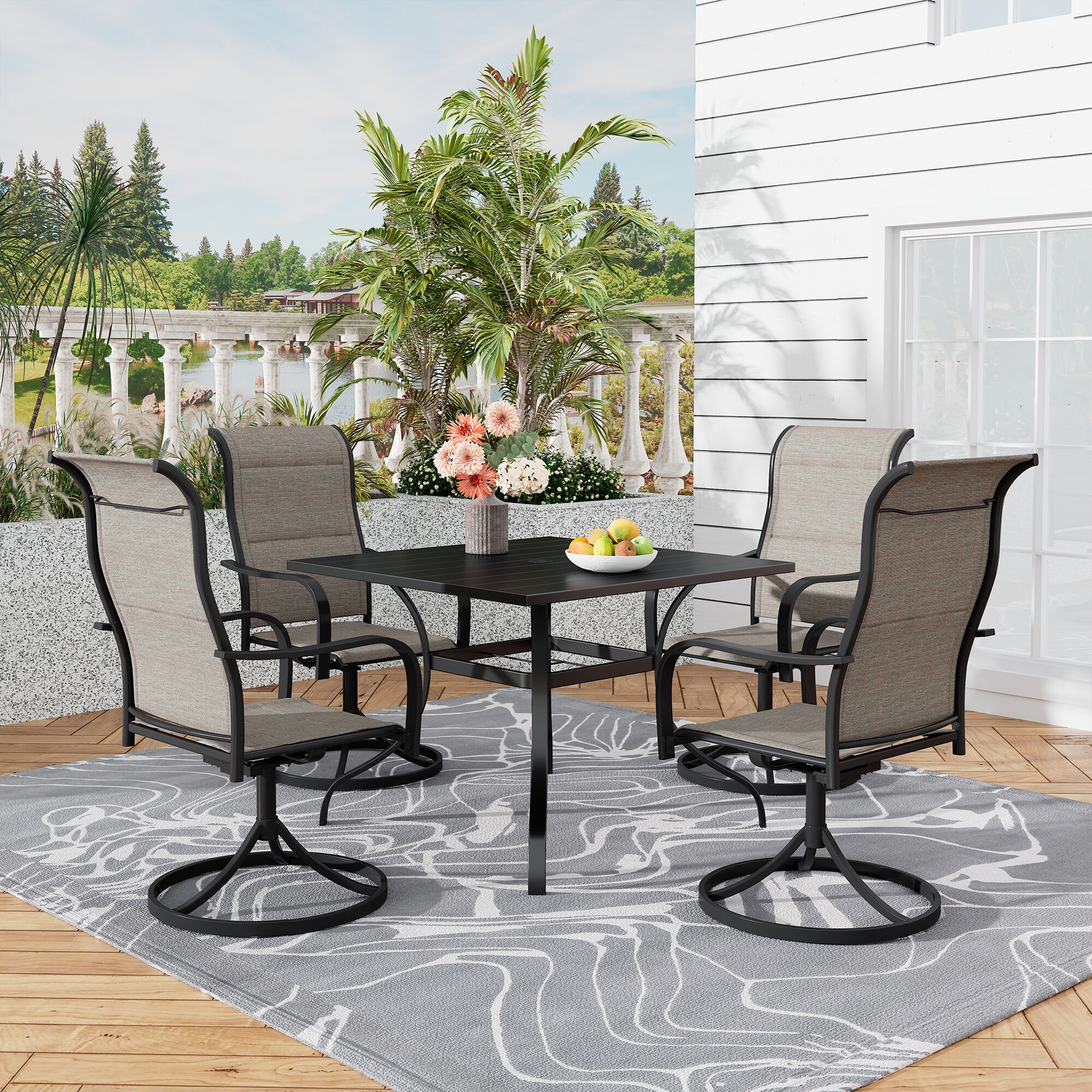 Clihome TM-09SH-CBL Patio-Dining-Sets - View #3