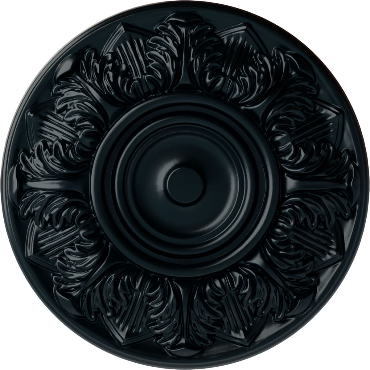 Ekena Millwork CM13WHNSF Whitman 13-in W x 13-in L Night Shade Polyurethane Ceiling Medallion