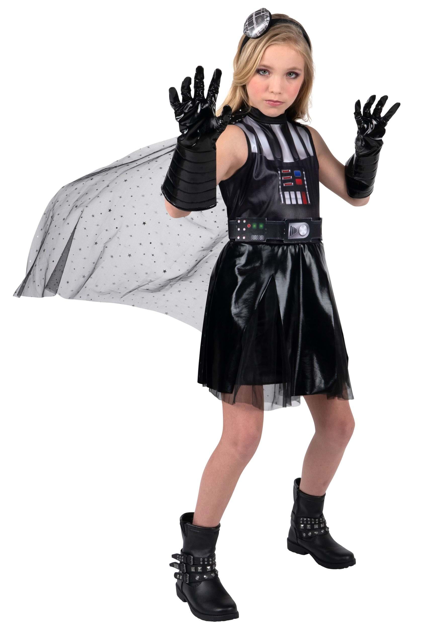 Jazwares JWC5374 Star Wars Darth Vader Girl's Costume Dress Star Wars Costumes Small