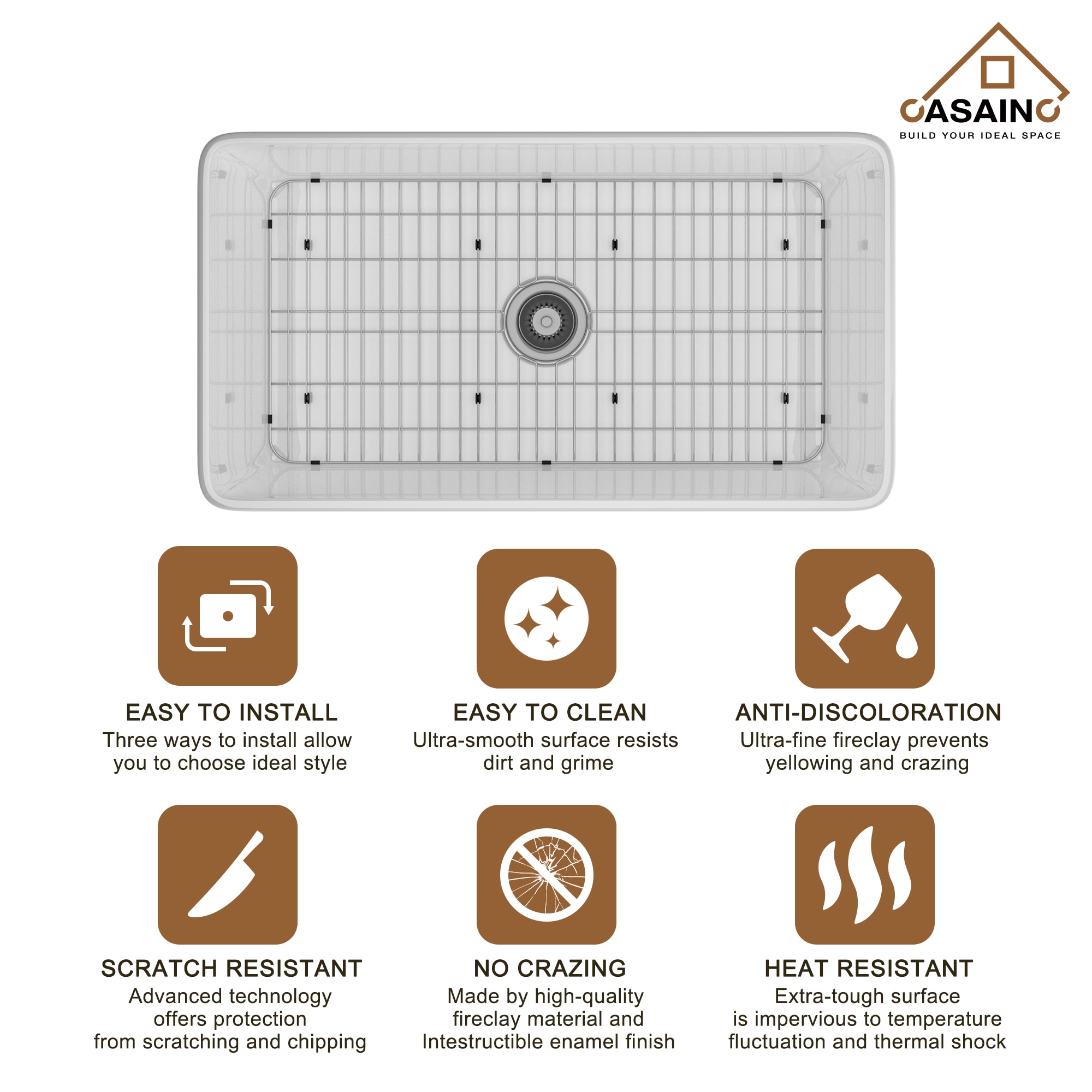 CASAINC MH-FH012-156 Kitchen-Sinks - View #6