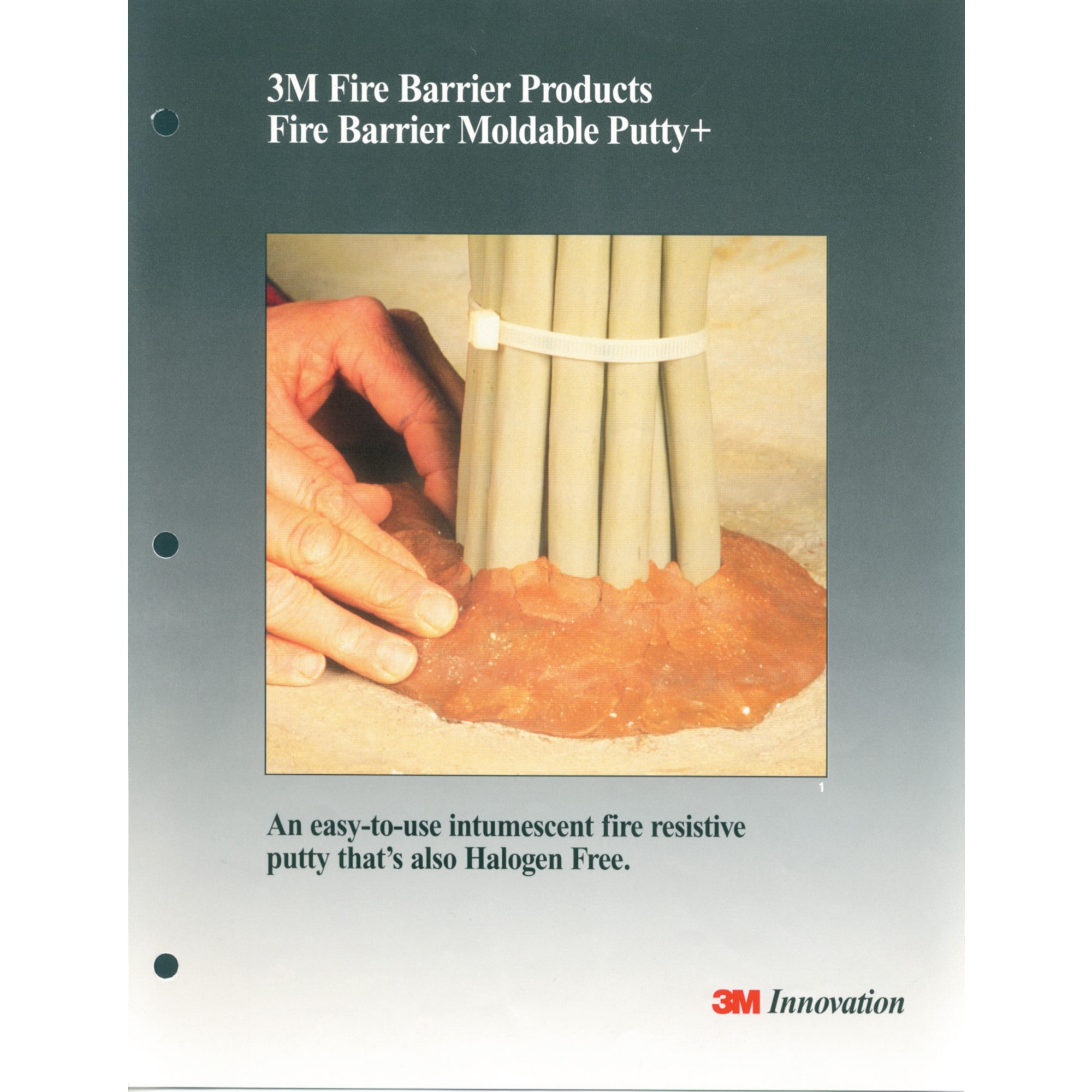 3M Fire Barrier 8.4-in to 8.4-in H Intumescent Putty Pad