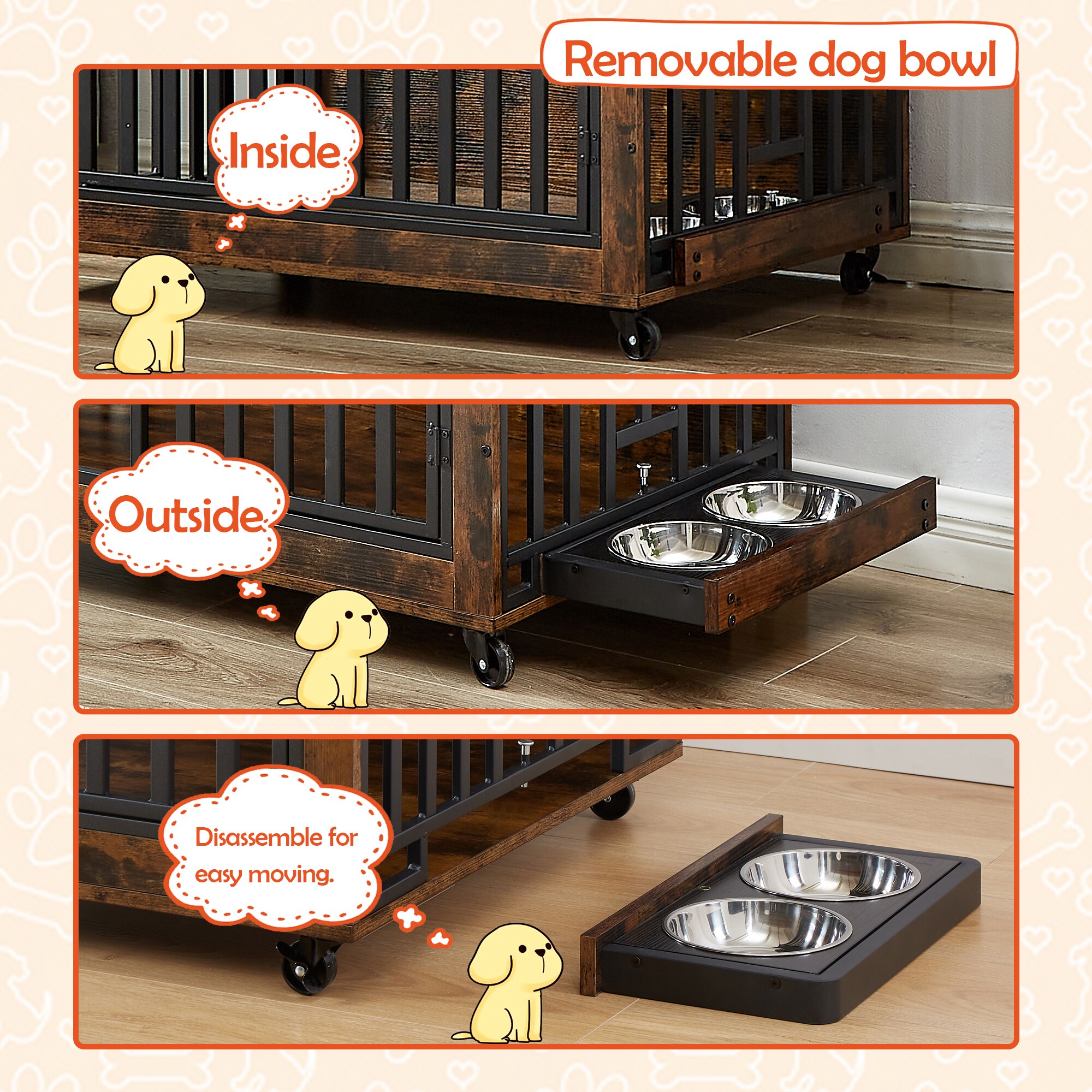 LIVIZA GIJ-DC002-39BN Pet-Crates-Carriers - View #7