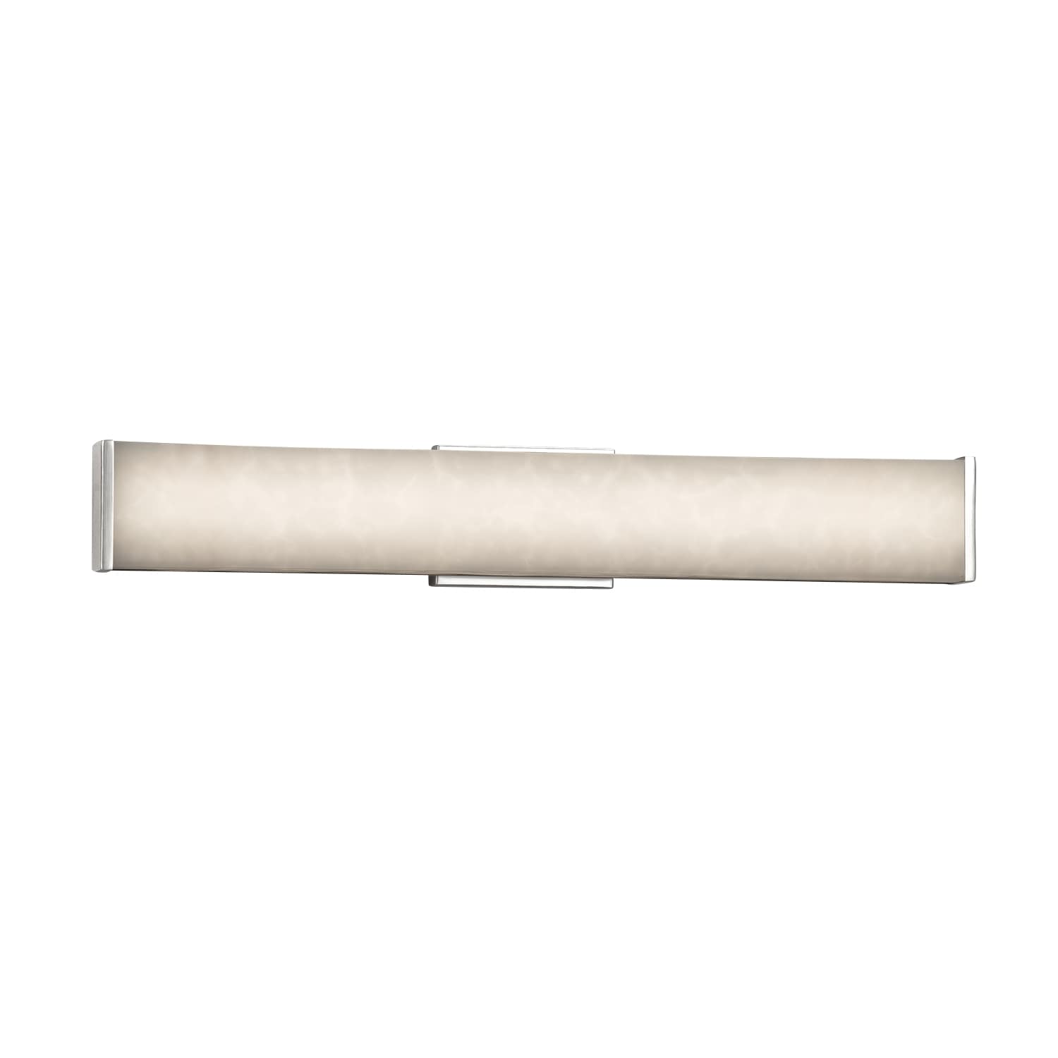 Justice Design Group CLD-8605-CROM Clouds 28.5-in 1-Light Polished Chrome LED Transitional Vanity Light
