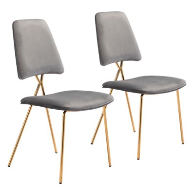 Zuo Modern Set Of 2 Chloe Contemporary, Dining Chairs That Can Hold 400 Lbs