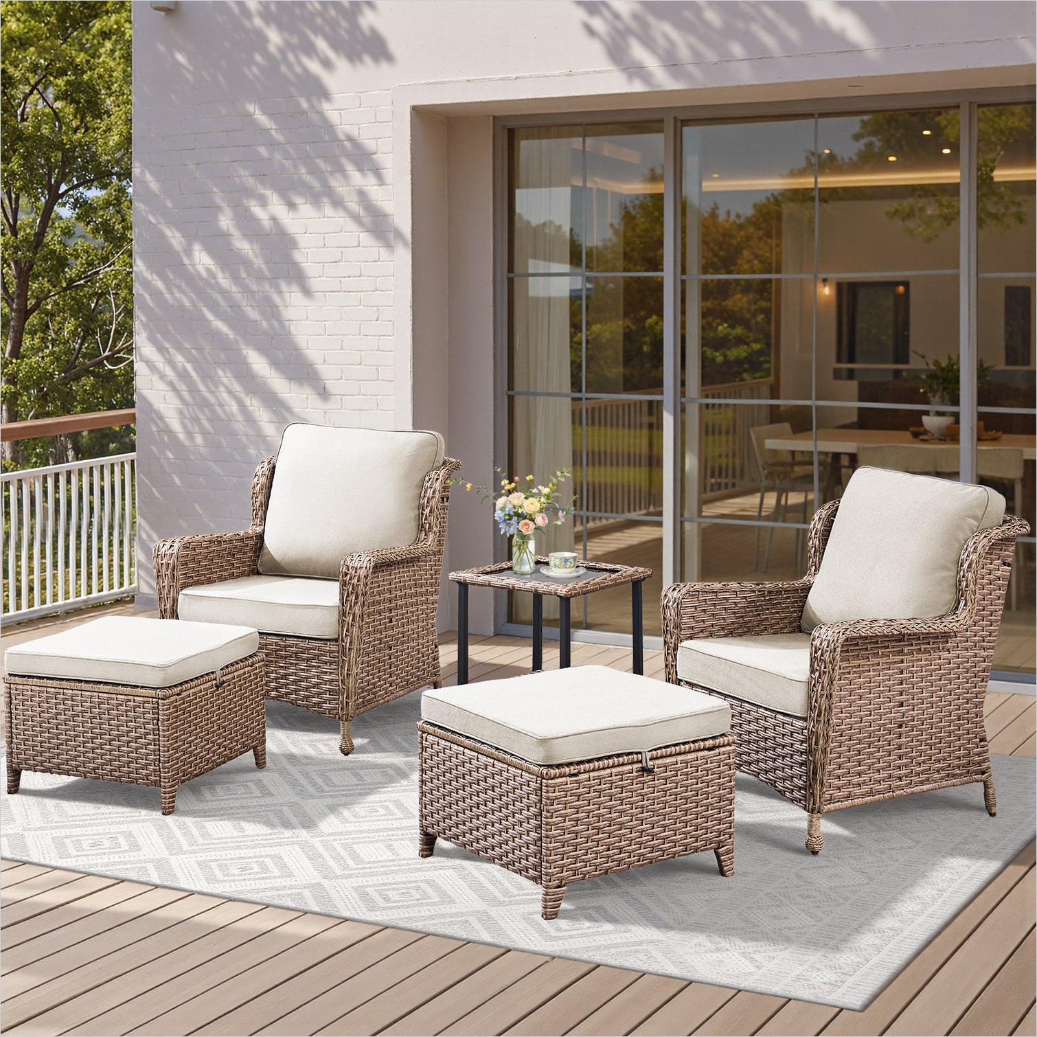 Naturefalls T1QEOOQB8DZ4 Patio-Conversation-Sets - View #2