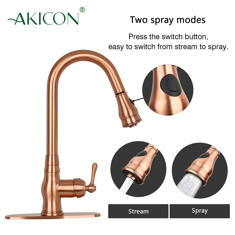 Akicon AK418-D-C Kitchen-Faucets - View #4