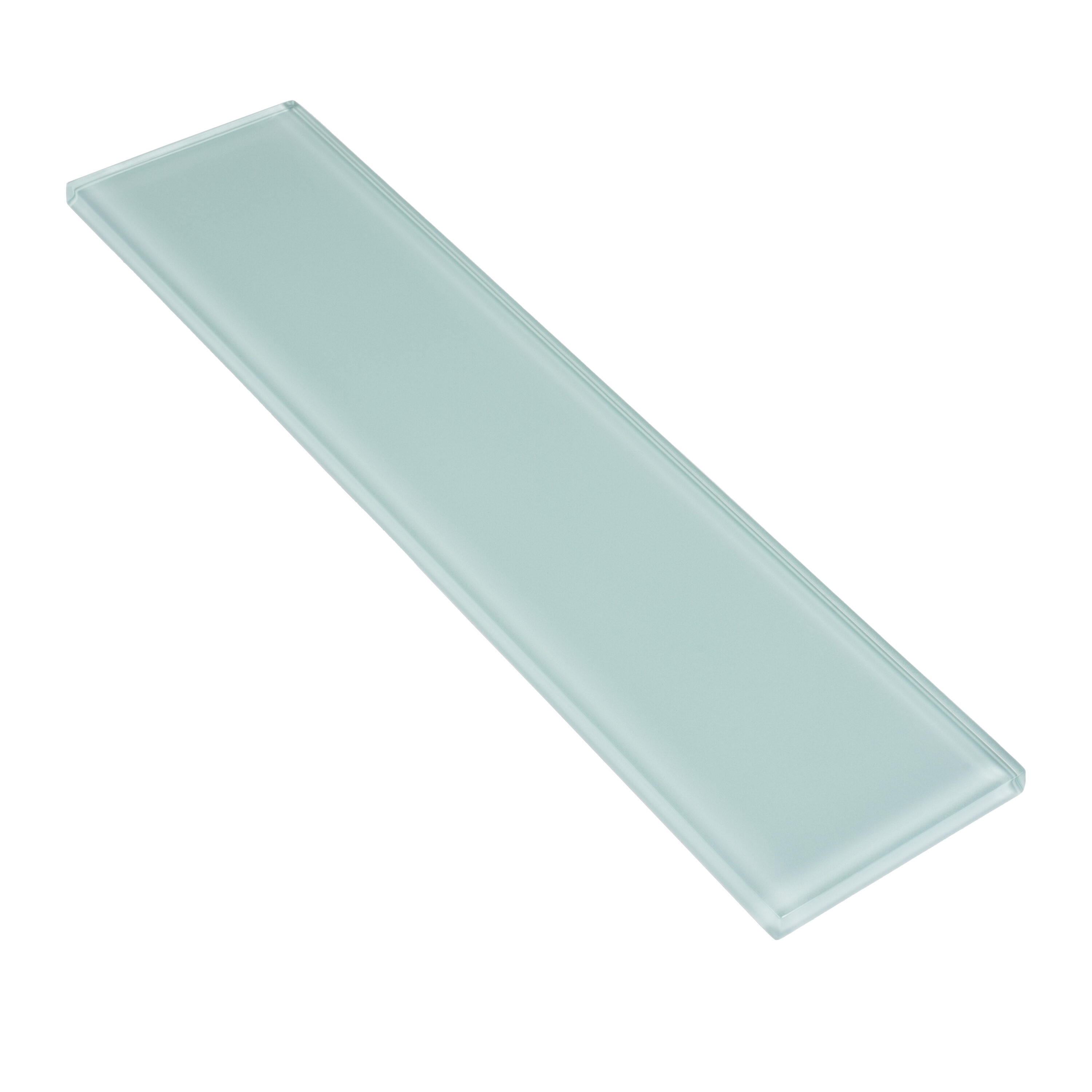 Apollo Tile Colorway Cadet Blue 3-in X 12-in Glossy Glass Brick Subway 