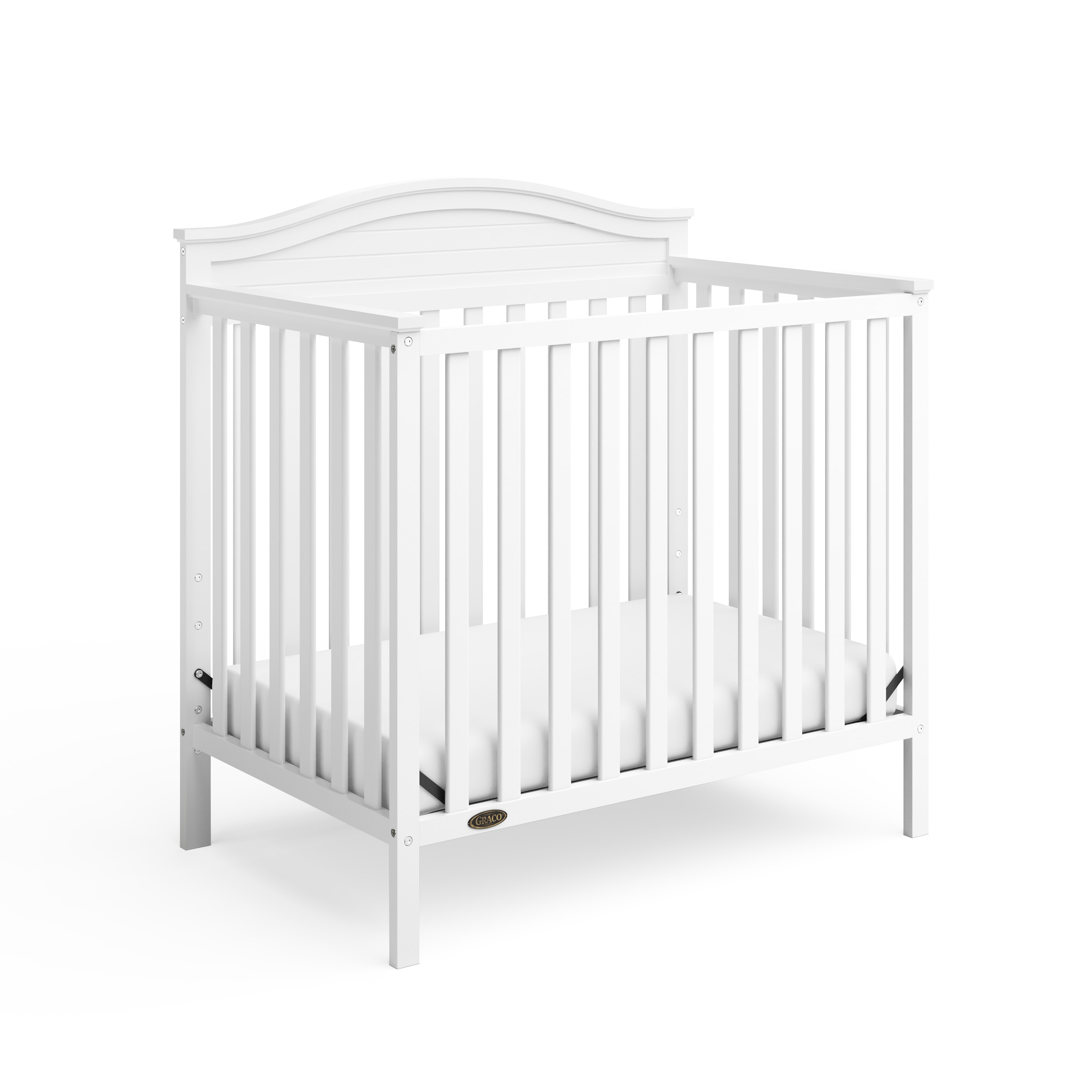 Graco 04511-101 4-in-1 White Mini Crib