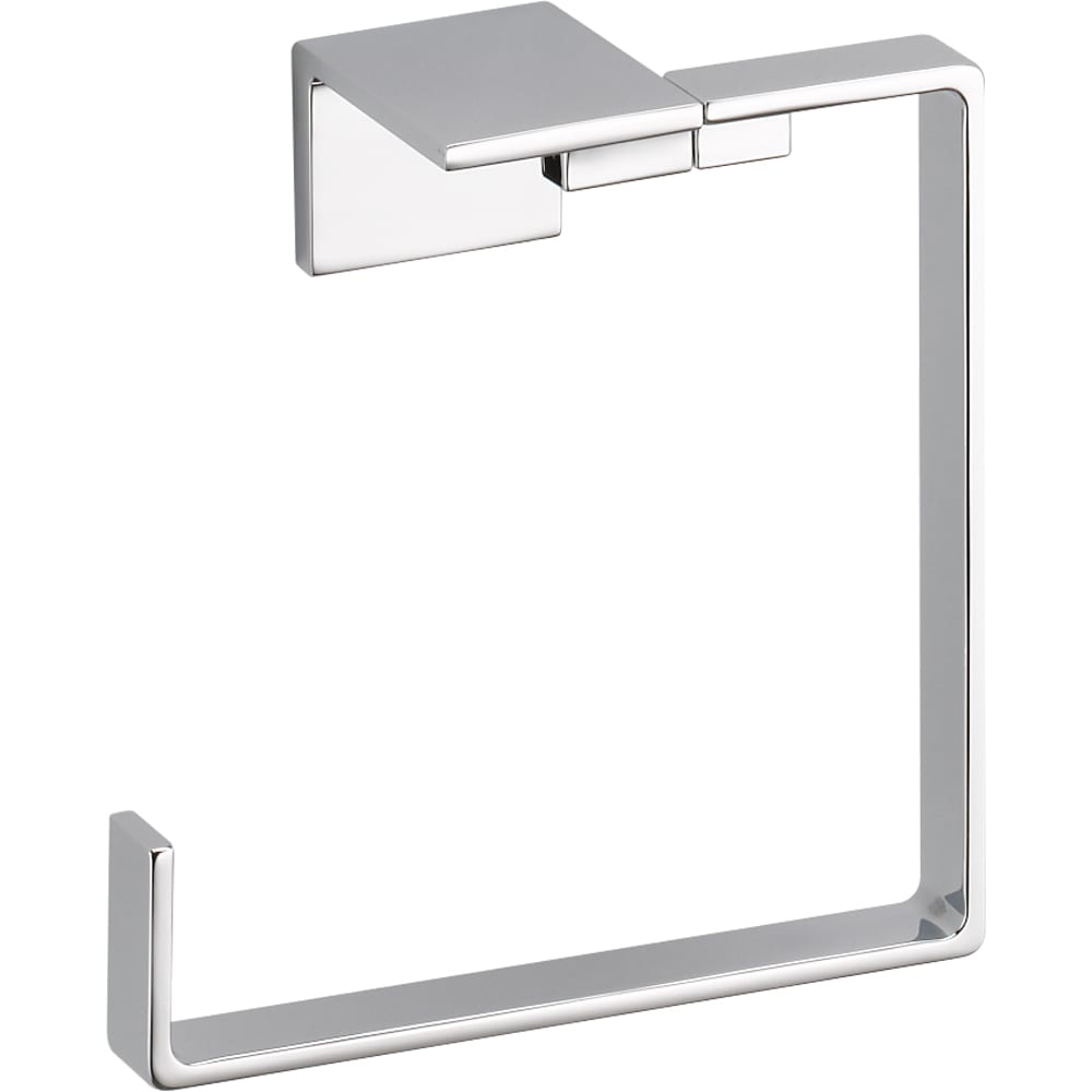 Delta 77746 Vero Polished Chrome Wall Mount Single Towel Ring