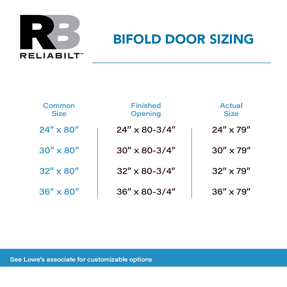 RELIABILT PRO10082903 Bifold-Sliding-Closet-Doors - View #5
