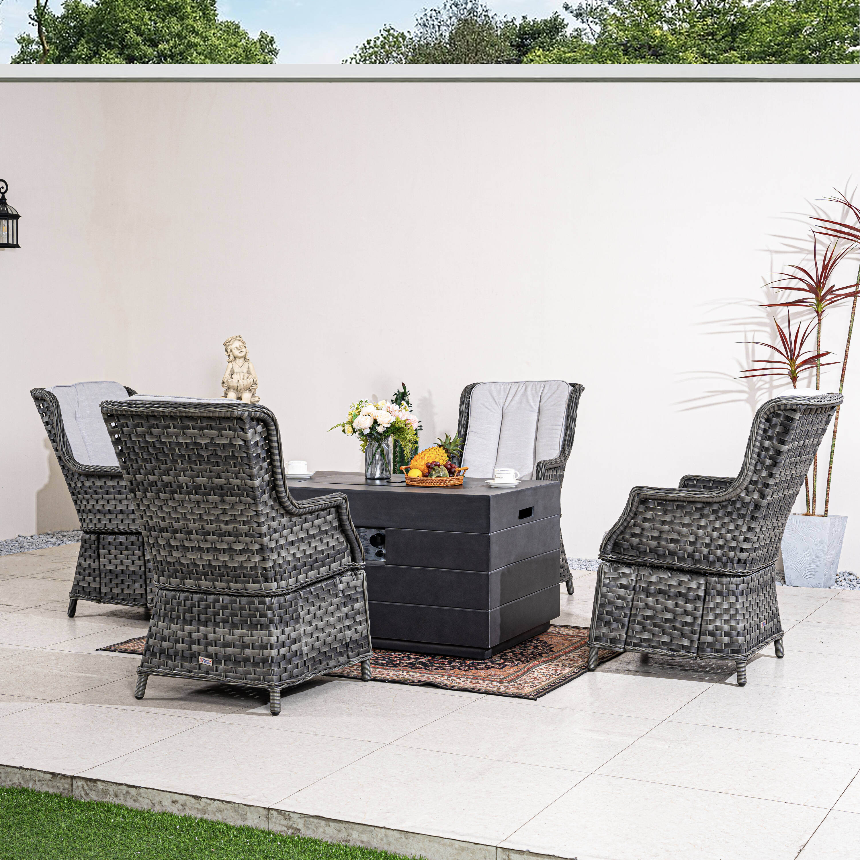 Direct Wicker DWG-2150DG010G Patio-Conversation-Sets - View #7