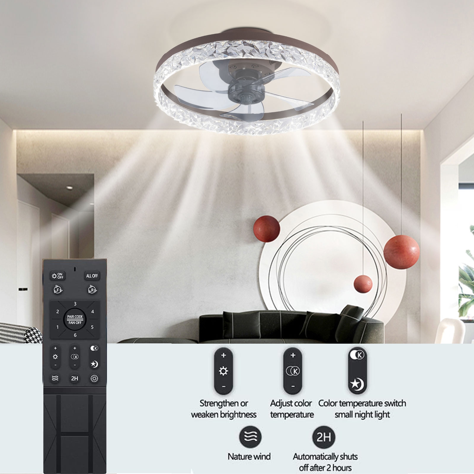 Oukaning KBUCAN5M99-1 Ceiling-Fans - View #6