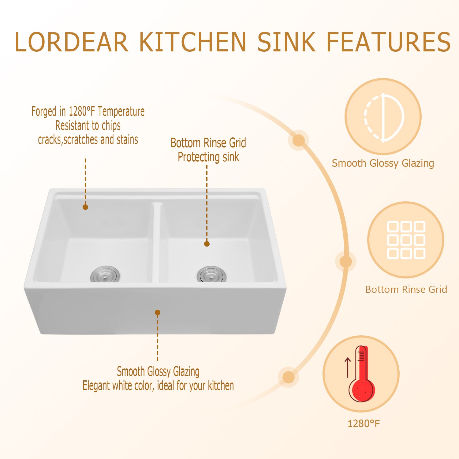 Lordear LD-TCS33R2DG Kitchen-Sinks - View #5