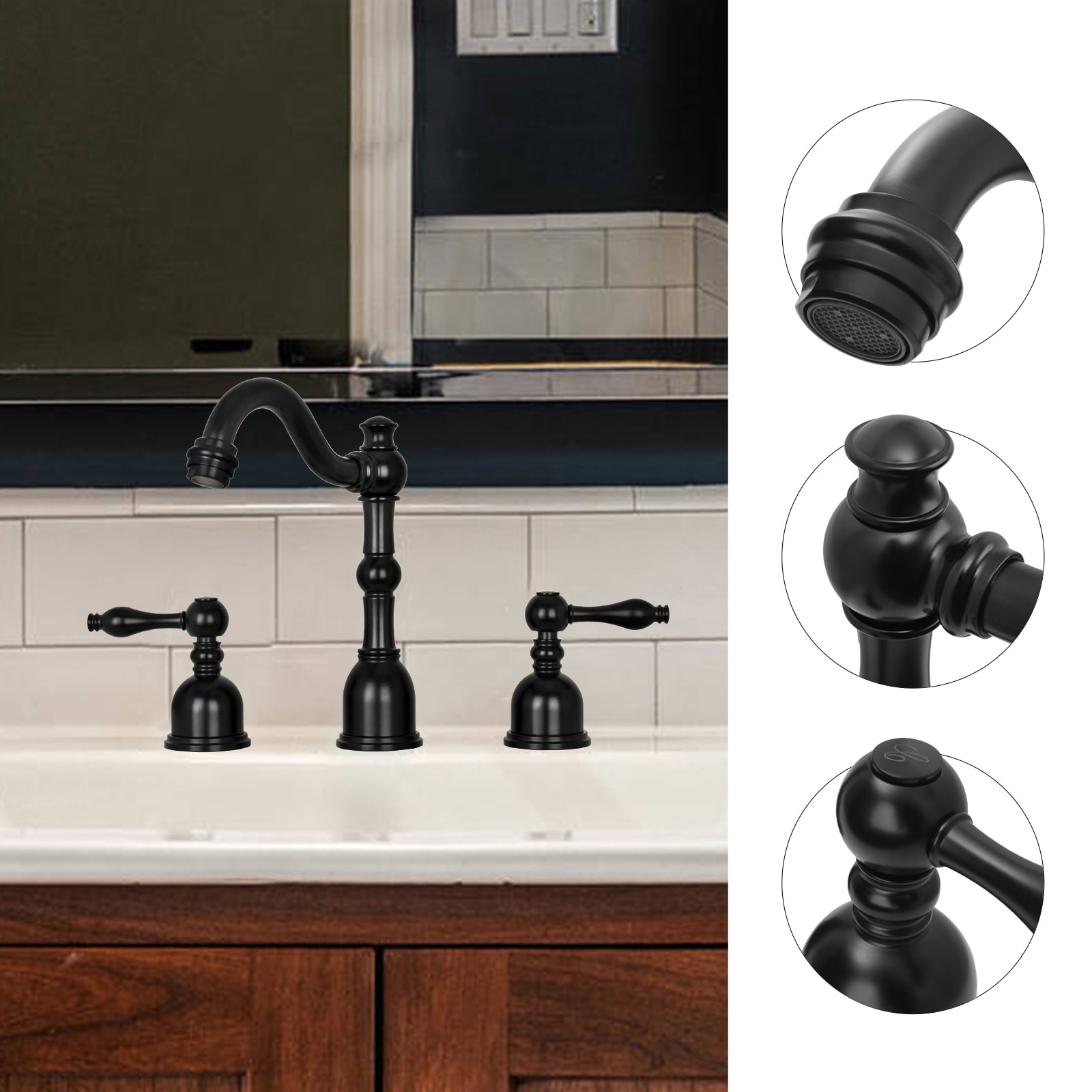 Akicon AK41518-MB Lavatory-Faucets - View #3