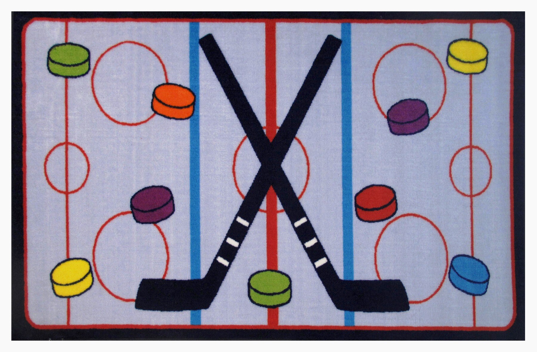 Fun Rugs FT-52 3958 Fun Time 3 X 4 (ft) Multi-color Indoor Area Rug