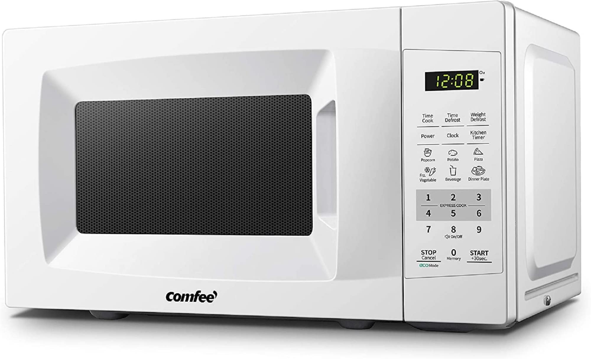 0.7 Cu Ft Microwave Oven, 700 Watts, White