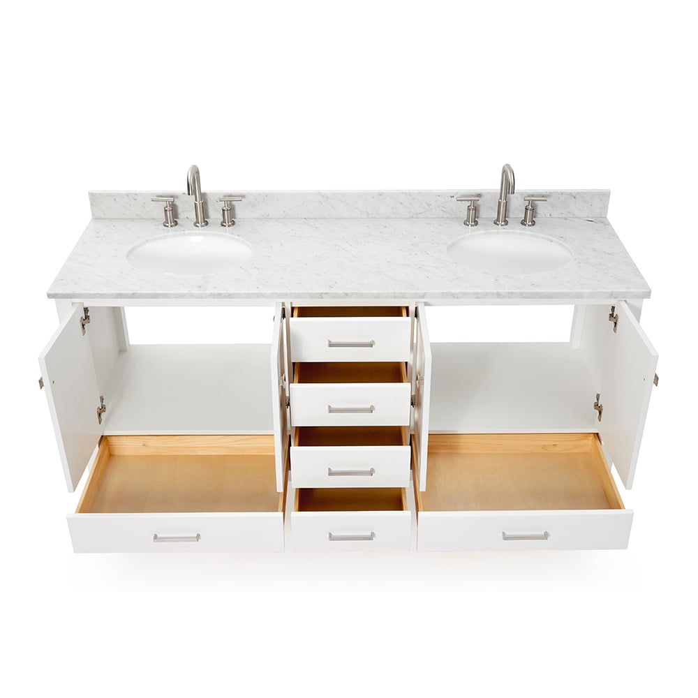 ARIEL A073DCW2OVOWHT Bath-Vanity-Combo - View #6