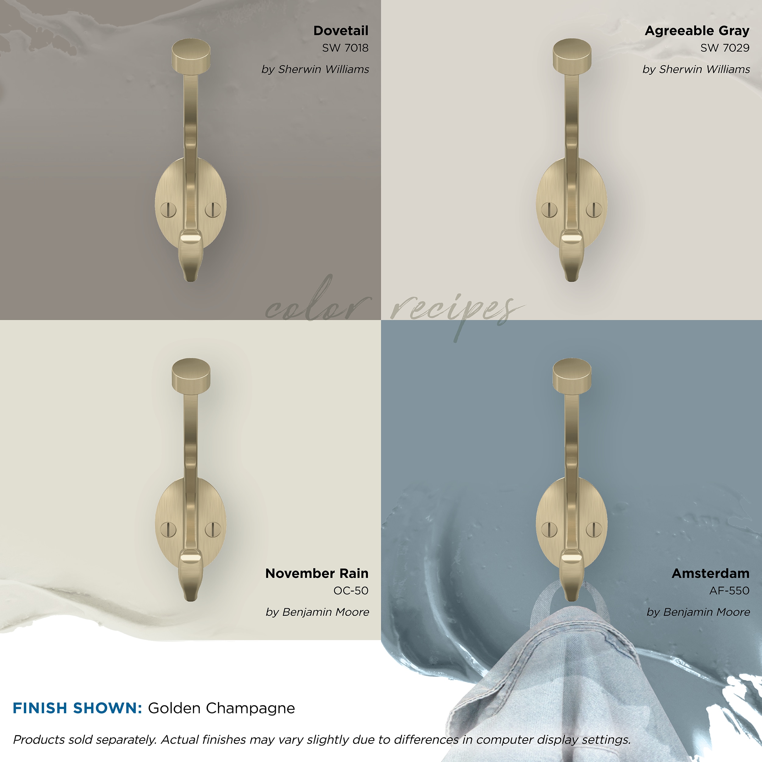 Amerock H55465BBZ Decorative-Wall-Hooks - View #7