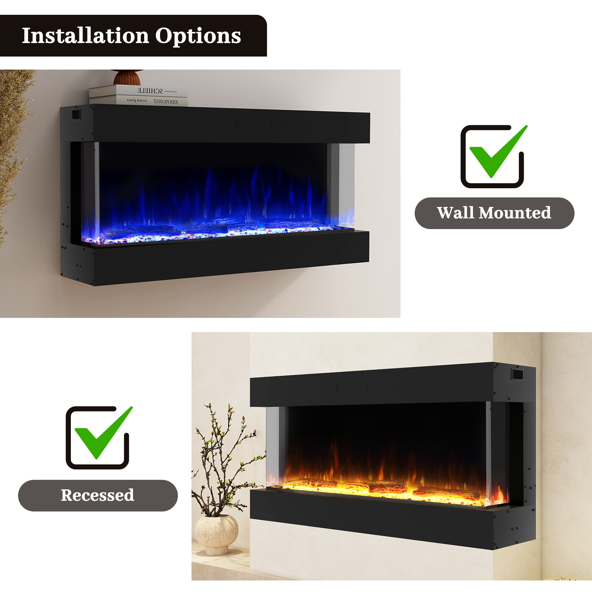 Clihome CL-0433STS50 Electric-Fireplaces - View #16
