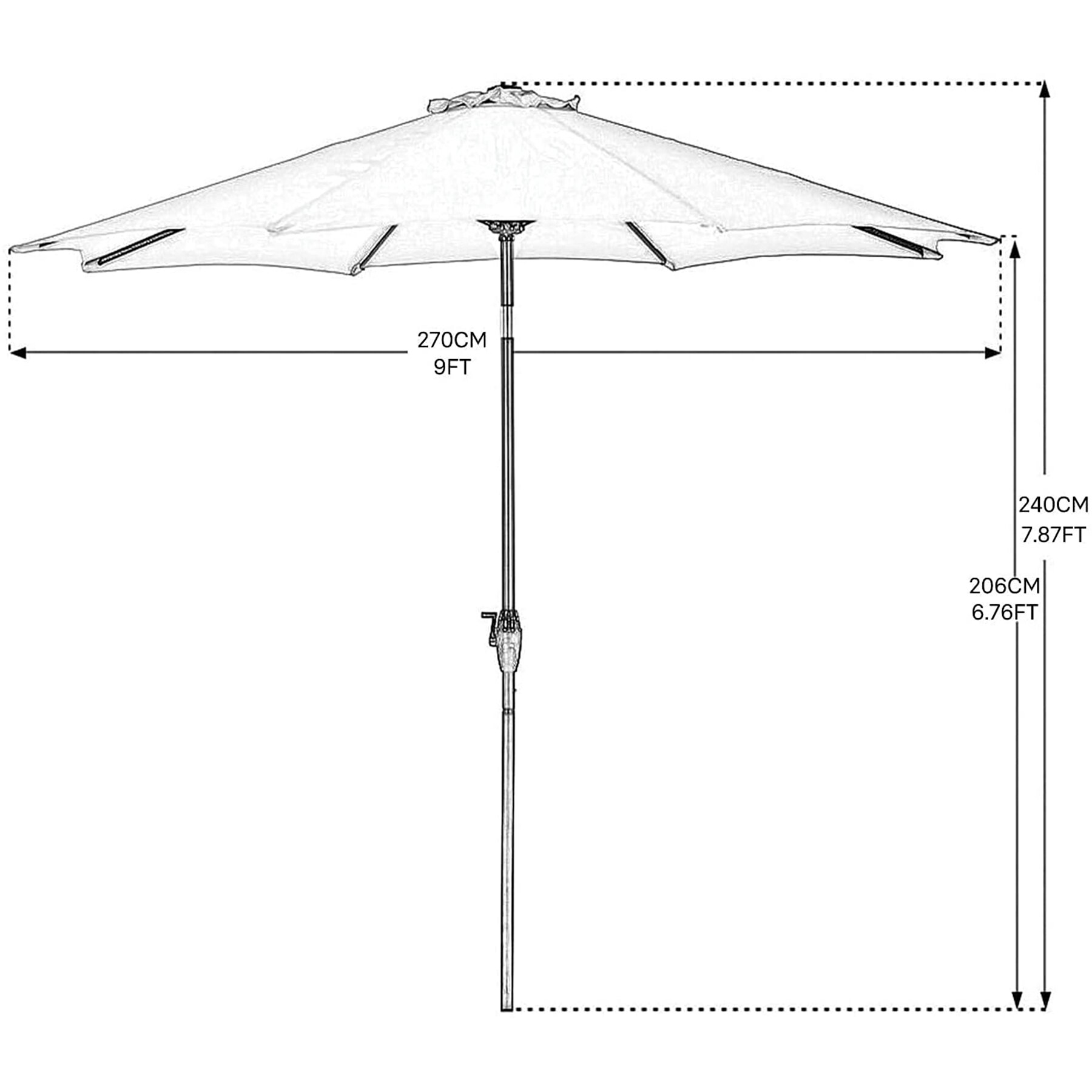BANSA ROSE YB00KN210724466 Umbrellas-2 - View #8