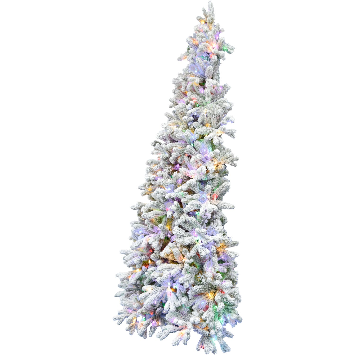Christmas Time CT-HFA065-MLFL 6.5-Feet Pine Pre-lit Artificial Christmas Tree with Multicolor LED/Incandescent Lights