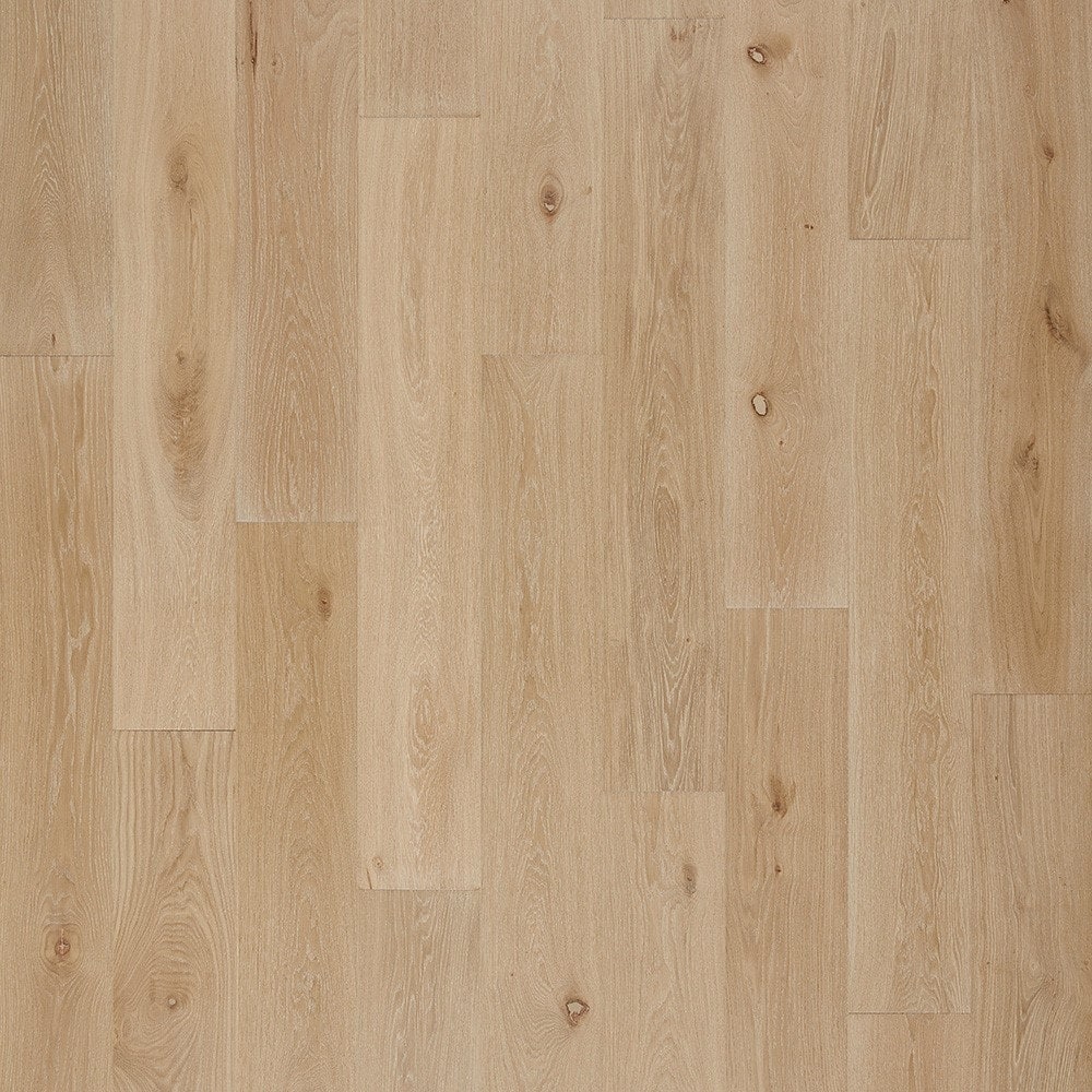 Pergo WoodCraft +WetProtect Whisper Falls Oak 7-1/2-in W x 3/8-in T x 47-15/64-in Wirebrushed Waterproof Engineered Hardwood Flooring 24.54-sq ft / -  LWO48-08