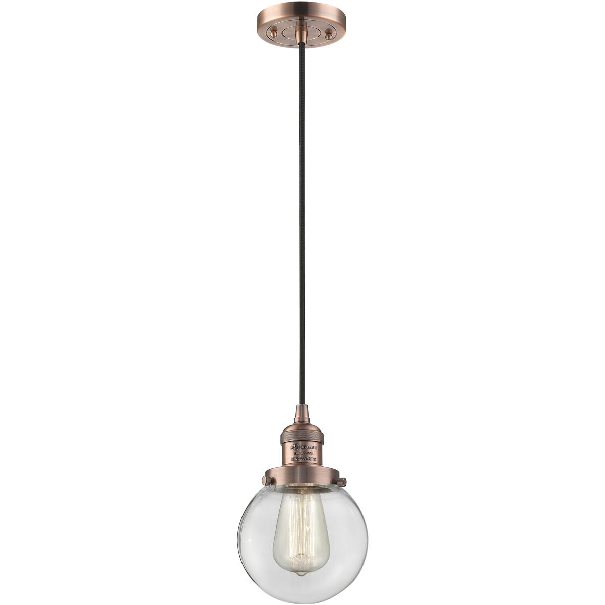 Innovations Lighting 1353637 201C-AC-G202-6 Franklin Restoration Beacon Mini Pendant