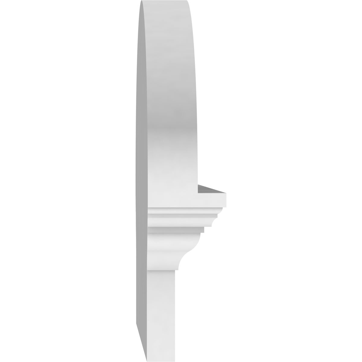 Ekena Millwork PEDPC026X135ELL01 Exterior-Window-Trim - View #4