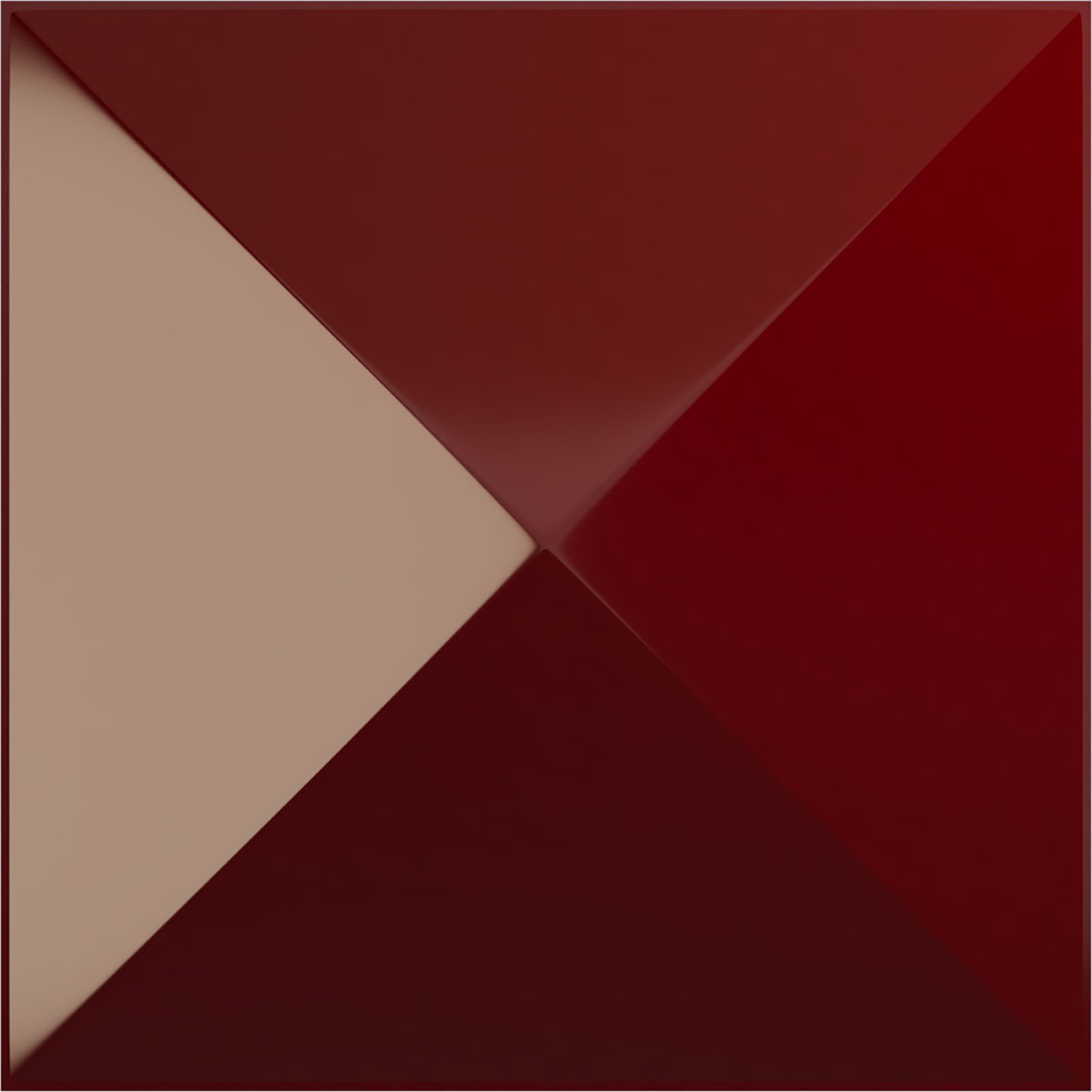 Ekena Millwork WP12X12SKHML-CASE-12 11-7/8-in x 11-7/8-in Embossed Paintable/Stainable Red PVC Wall Panel ( 12 -Pack, Covers