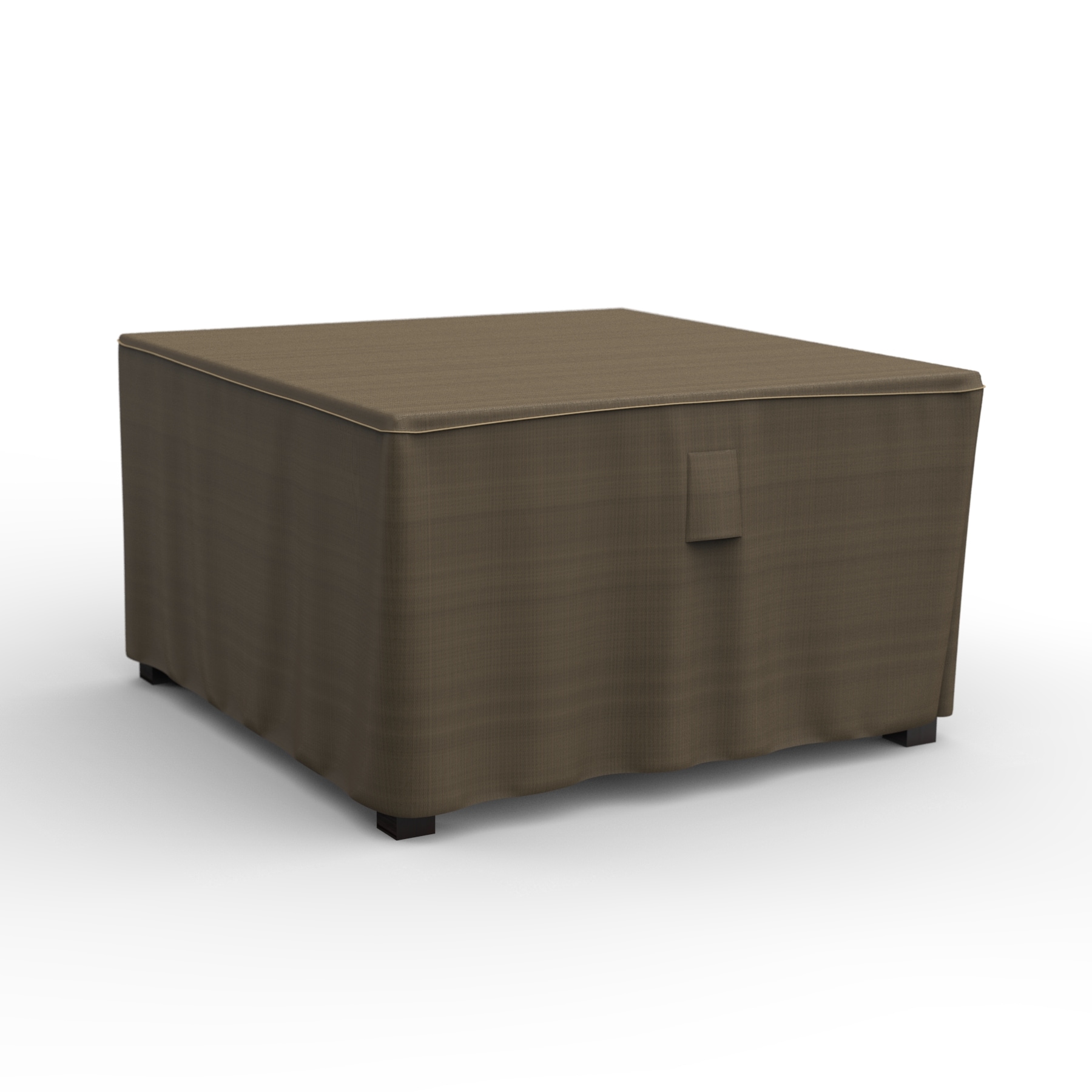 Budge P5A25BTNW3 StormBlock#8482 Hillside Black-Tan Polyester Patio Furniture Cover For Dining table (square)