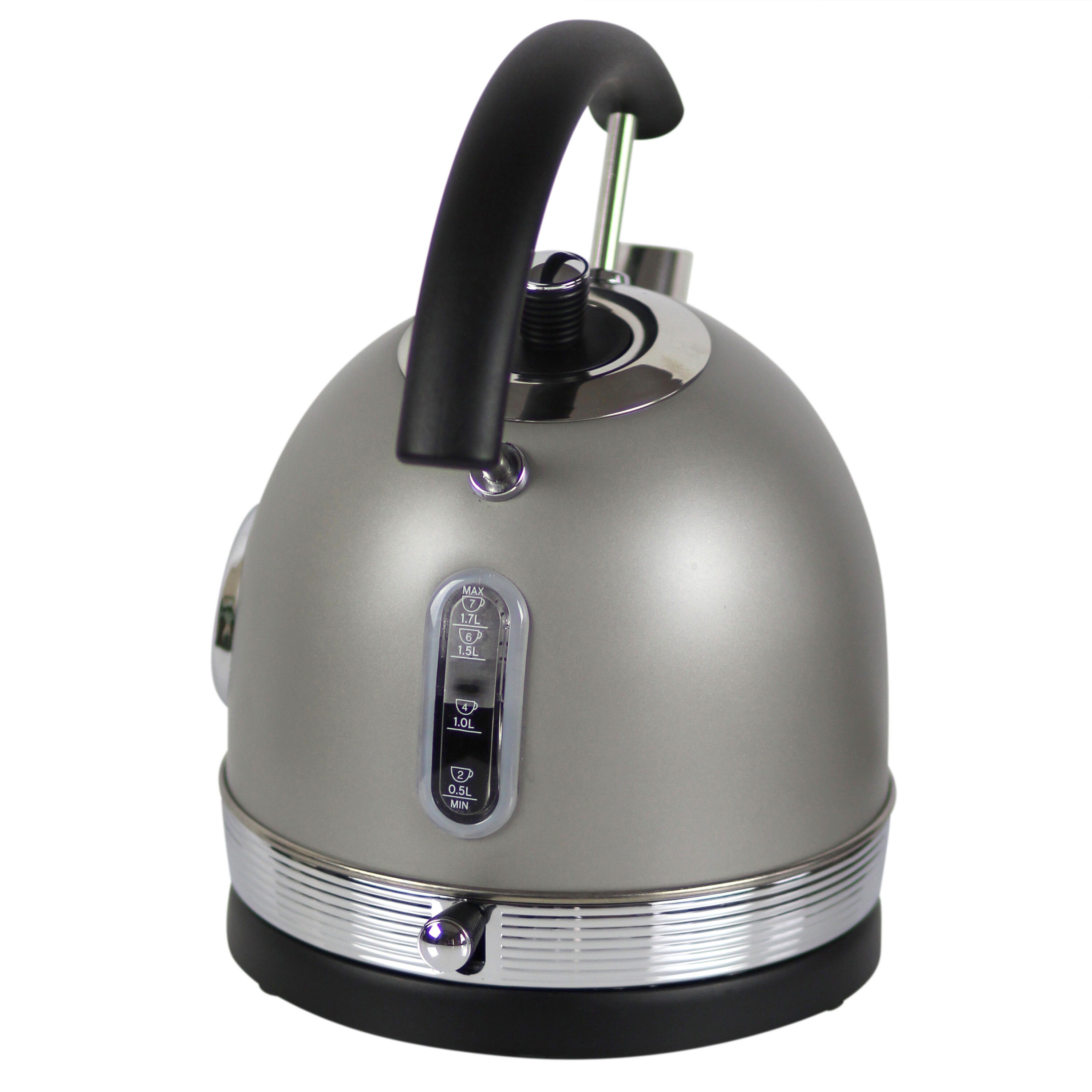 West Bend Gray 7-Cup Corded Manual Electric Kettle in the Water Boilers ...