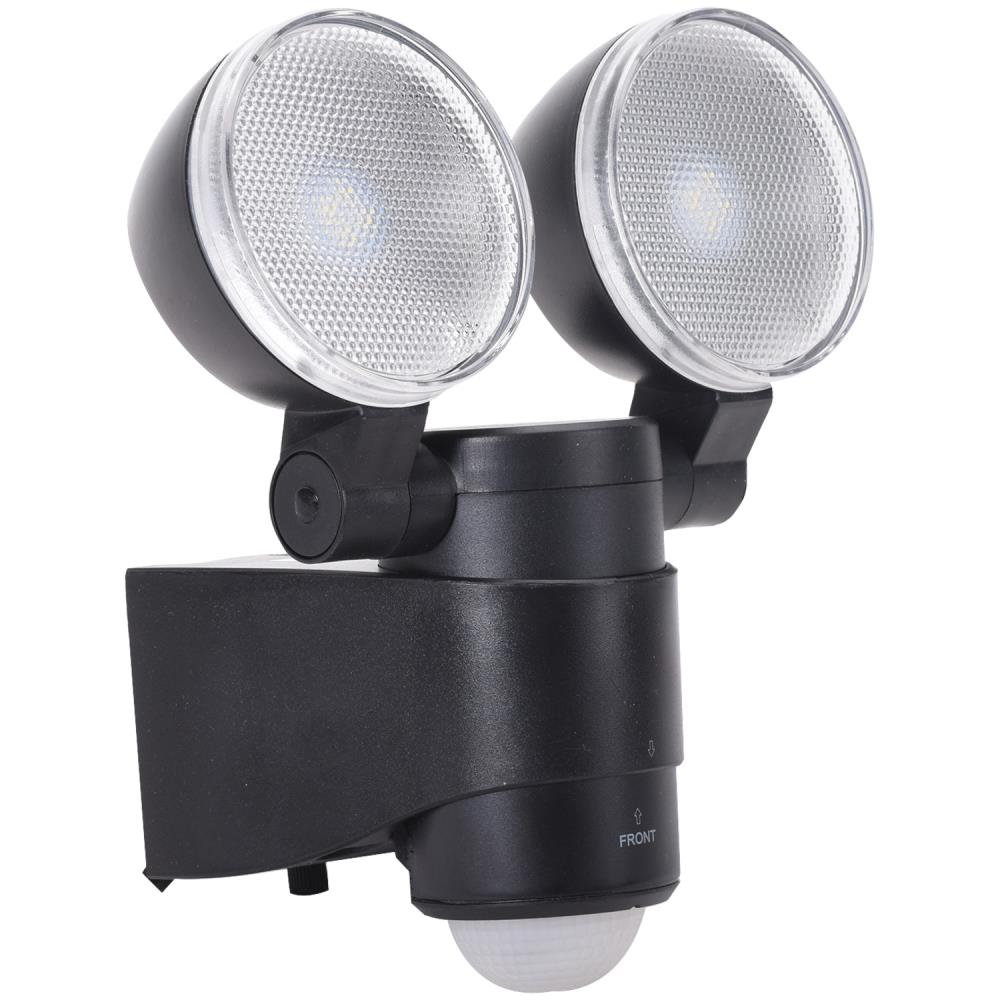 MAXSA Innovations Black Battery-operated LED Spot Light Motion Sensor ...