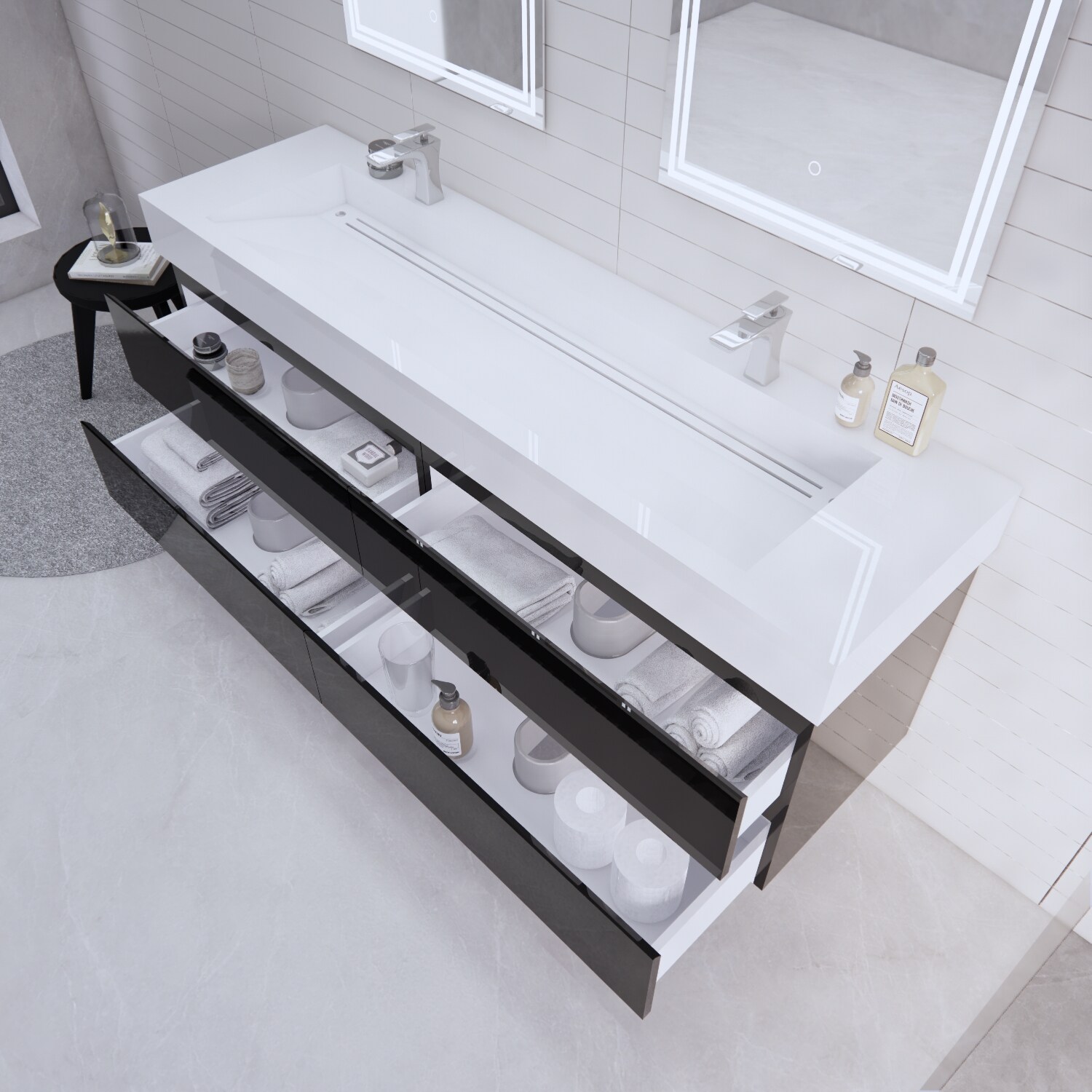 BV Better Vanity BTB-72D-GB Bath-Vanity-Combo - View #6