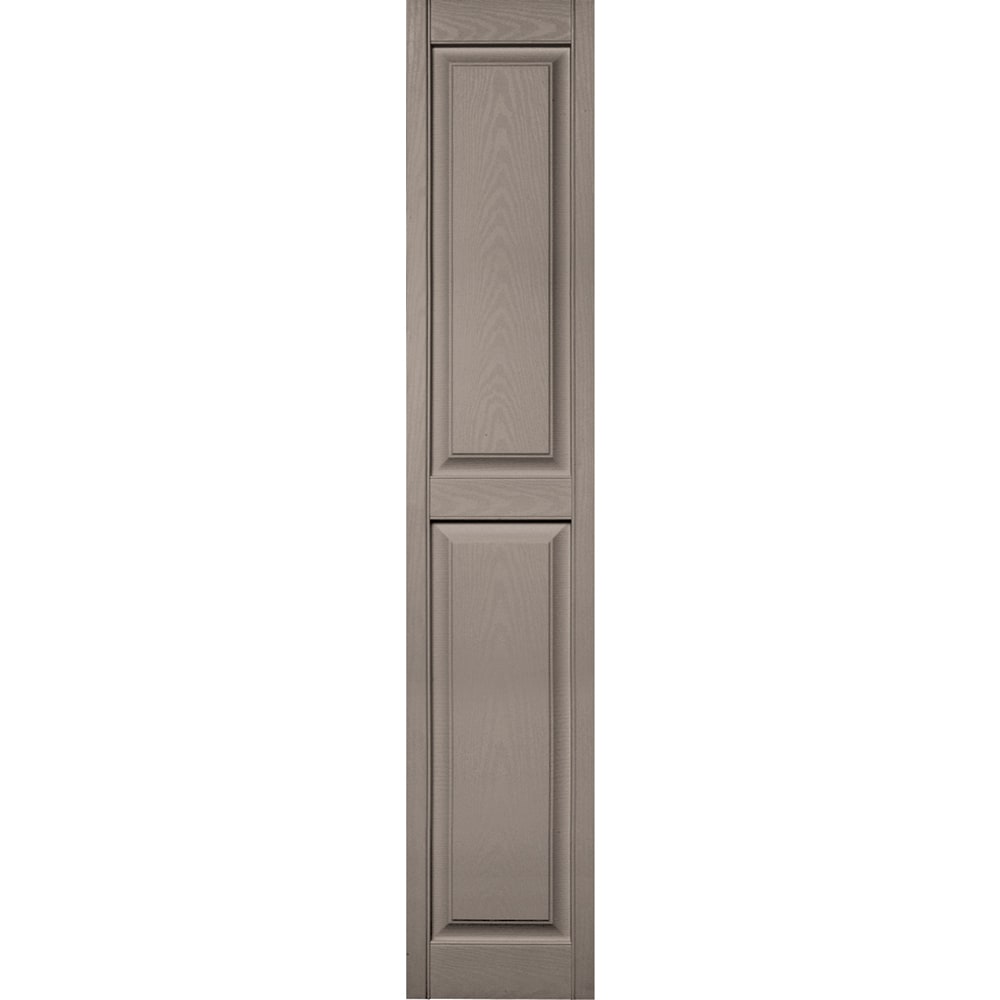 Vantage V4711480008 14.875-in W x 80.375-in H Clay Raised panel Exterior Shutters ( 1 -Pack )