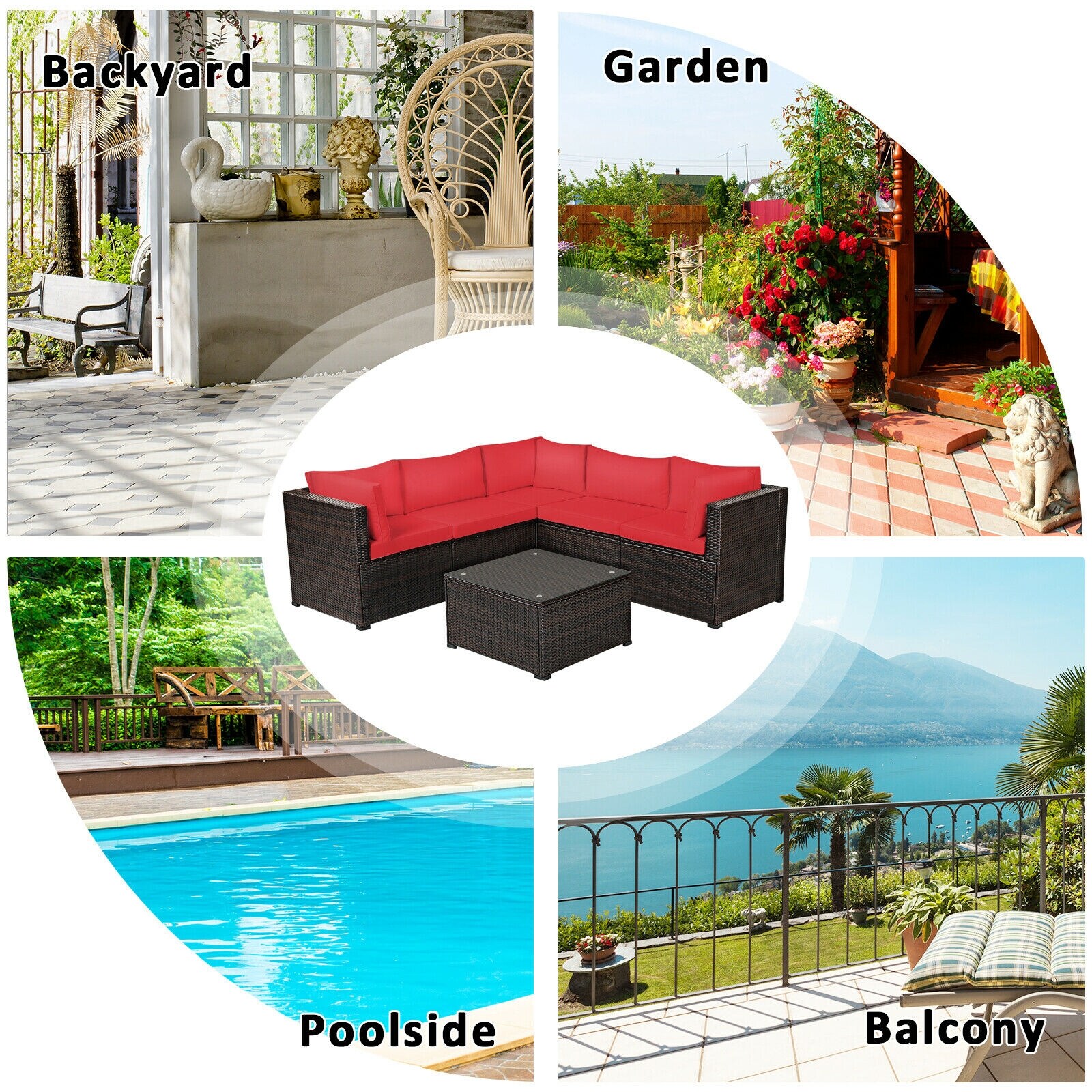 Clihome CWCH-HW68AC449RE+ Patio-Conversation-Sets - View #10