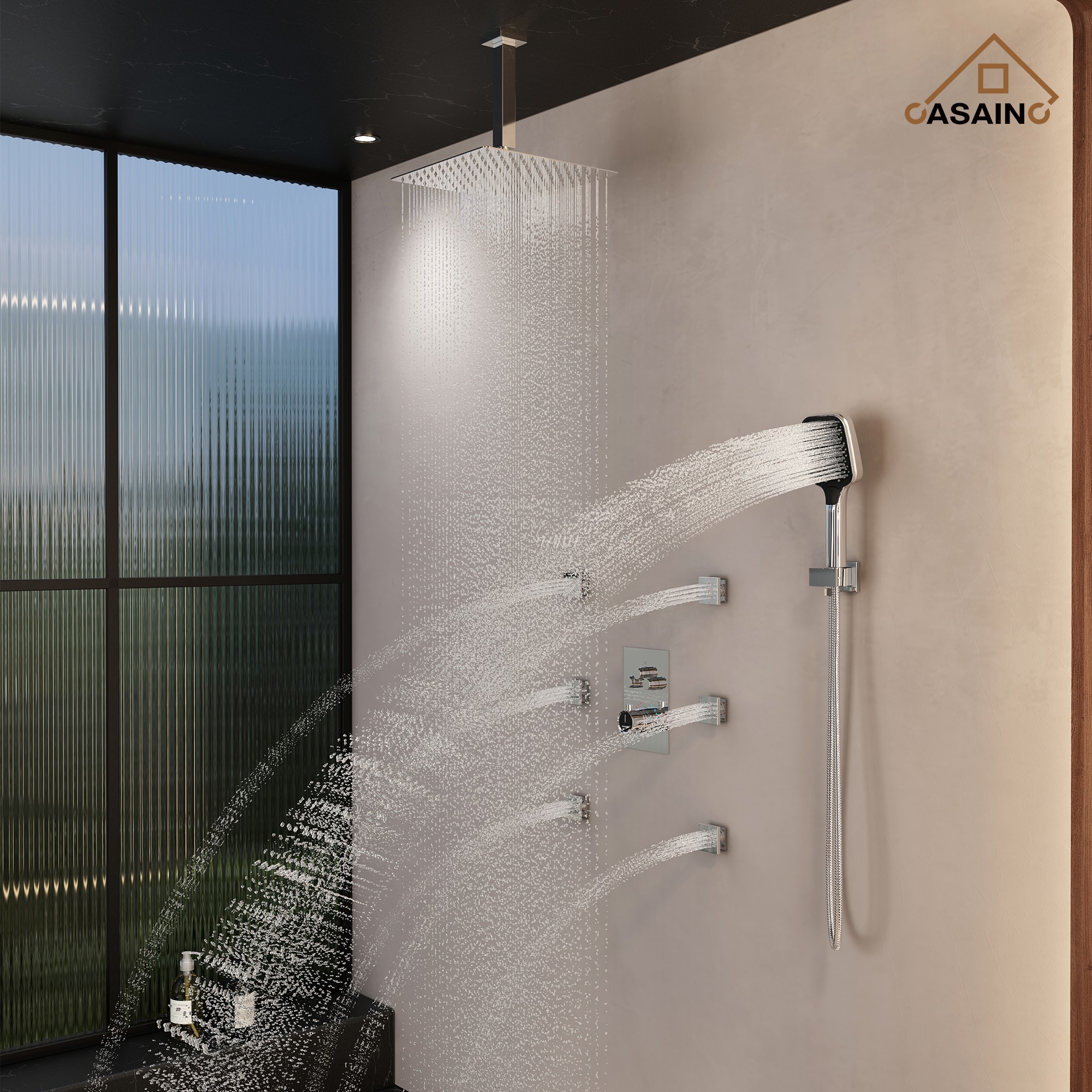 CASAINC MLT-J020001-63 Showerhead-Bar-Panels - View #5