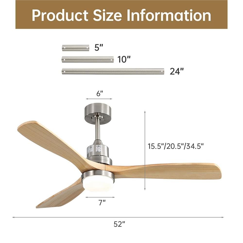 Sofucor LW-5247-SN-DC-YM Ceiling-Fans - View #10