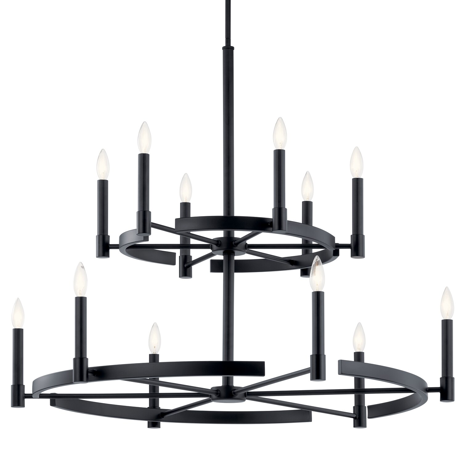 Kichler Tolani 6-Light Black Modern/Contemporary Chandelier
