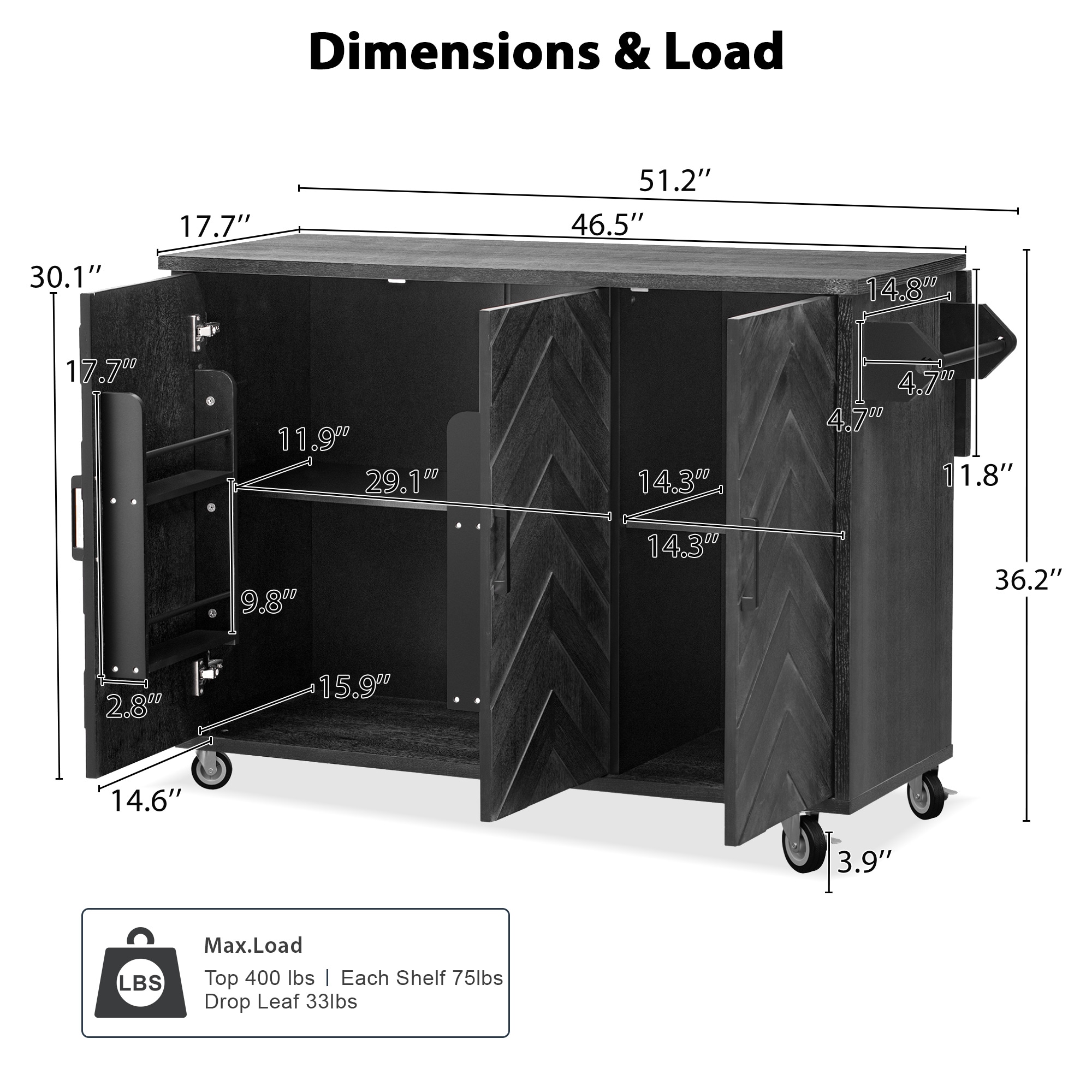 BABOOM BOM-B92030-OR Kitchen-Furniture - View #3