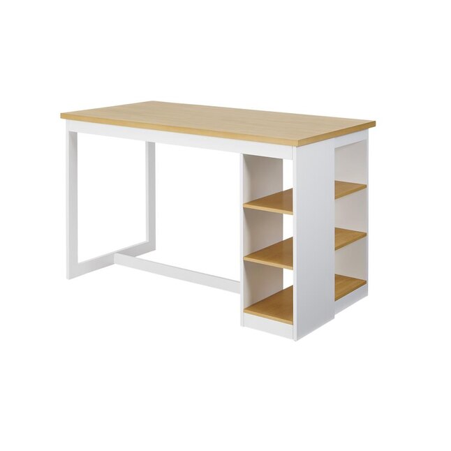 Progressive Furniture Christy Oak/White Transitional Counter Table ...