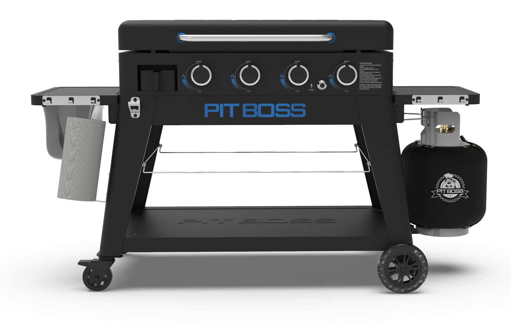 Pit Boss Ultimate 36-in 4-Burner Liquid Propane Flat Top Grill Sansujyuku sansujyuku.com