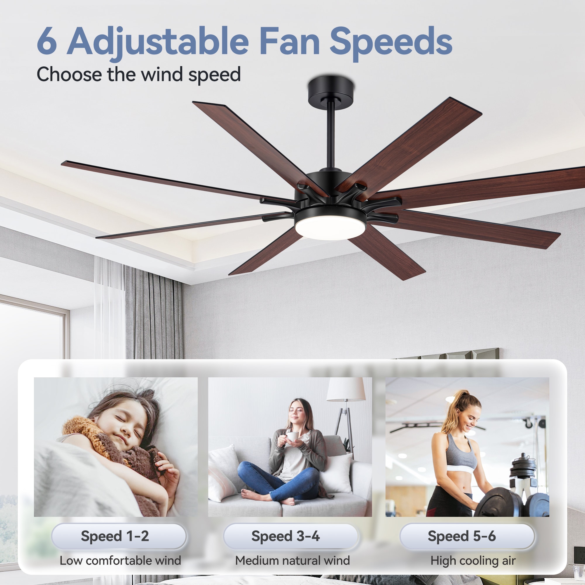 Breezary 30038-BK Ceiling-Fans - View #8