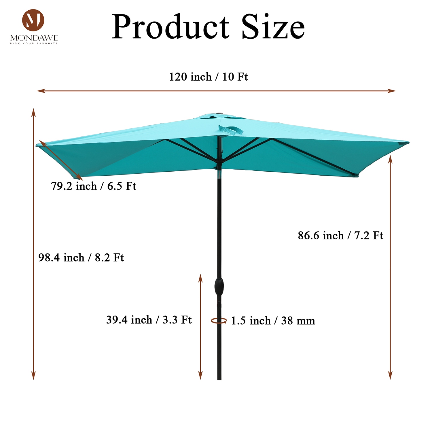 Mondawe 07BE-HY Umbrellas-2 - View #8