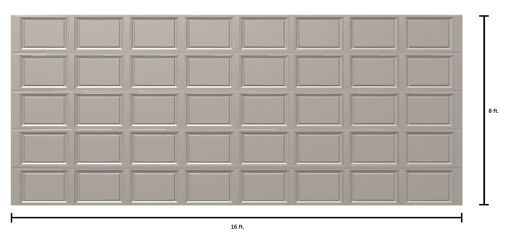 Wayne Dalton WD9605CT168 Garage-Doors - View #2