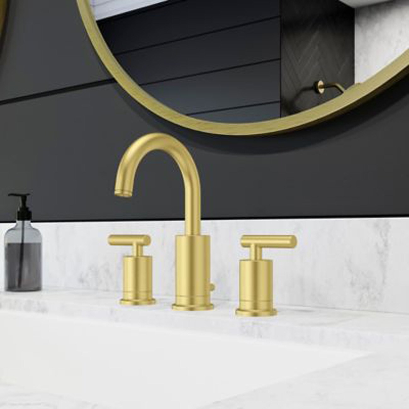 Pfister Contempra Brushed Gold Widespread 2-handle WaterSense Bathroom ...